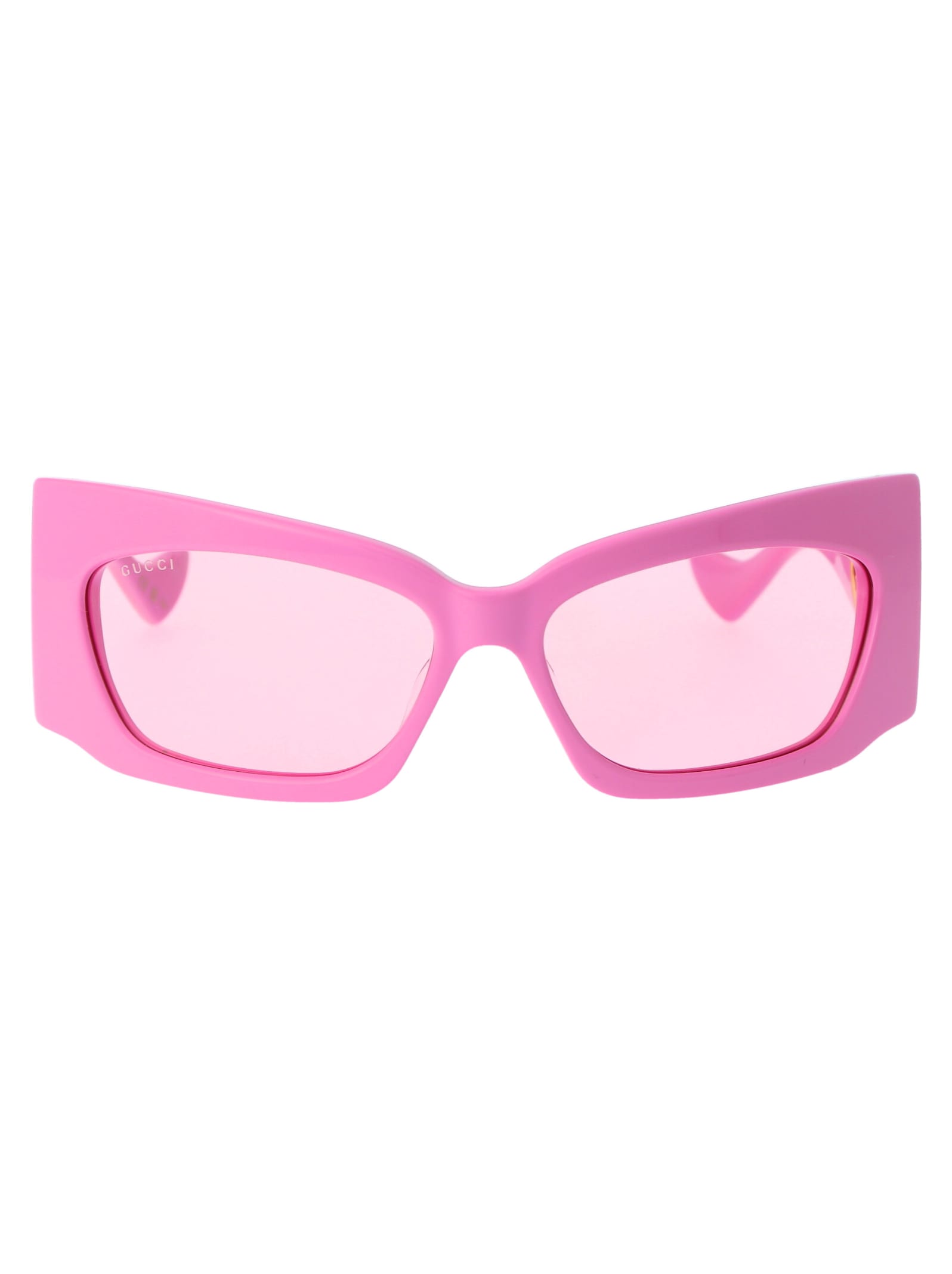 Shop Gucci Gg1412s Sunglasses In 003 Pink Pink Pink