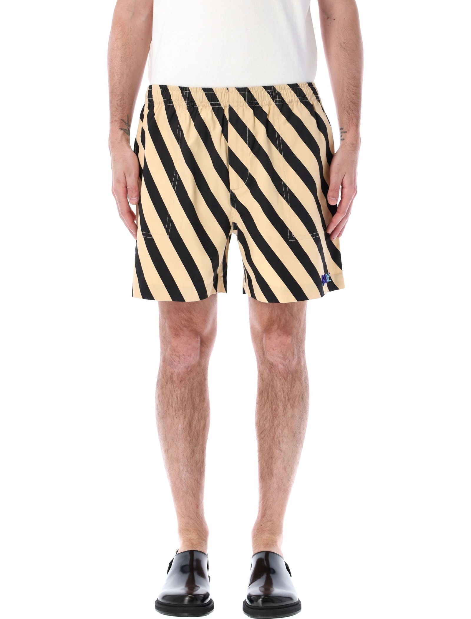 Domino Stripe Shorts
