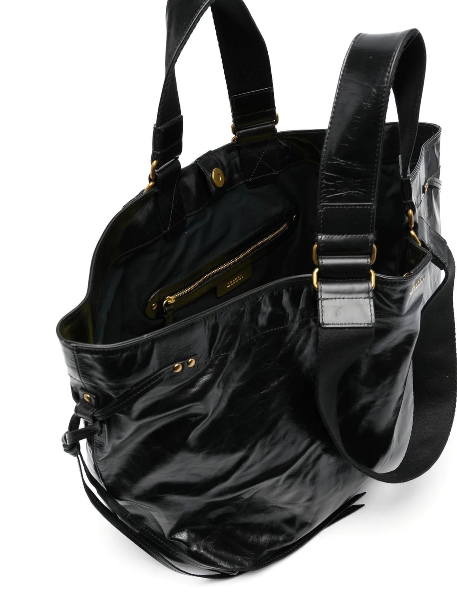 Shop Isabel Marant Black Wardy Tote Bag