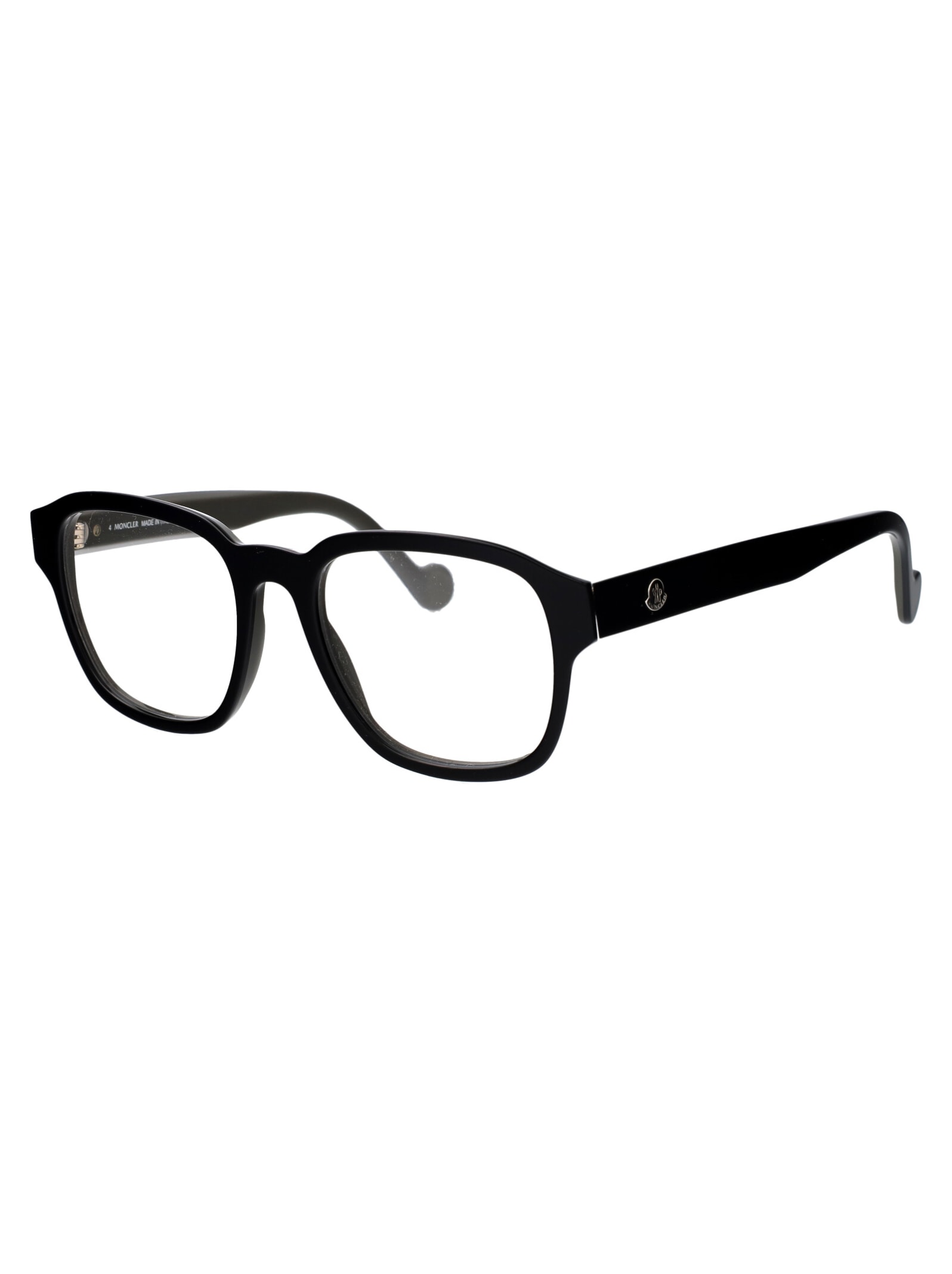 Shop Moncler Ml5156 Glasses In 001 Nero/monocolore