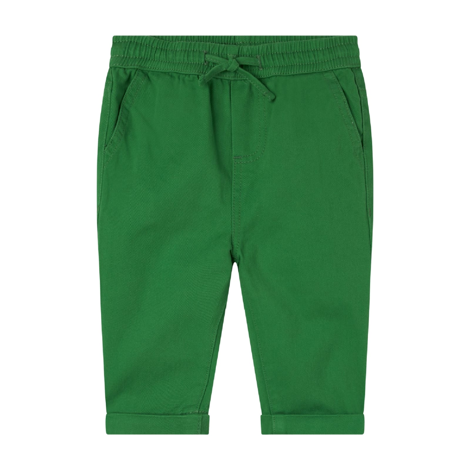 Shop Stella Mccartney Drawstring Trousers In Green