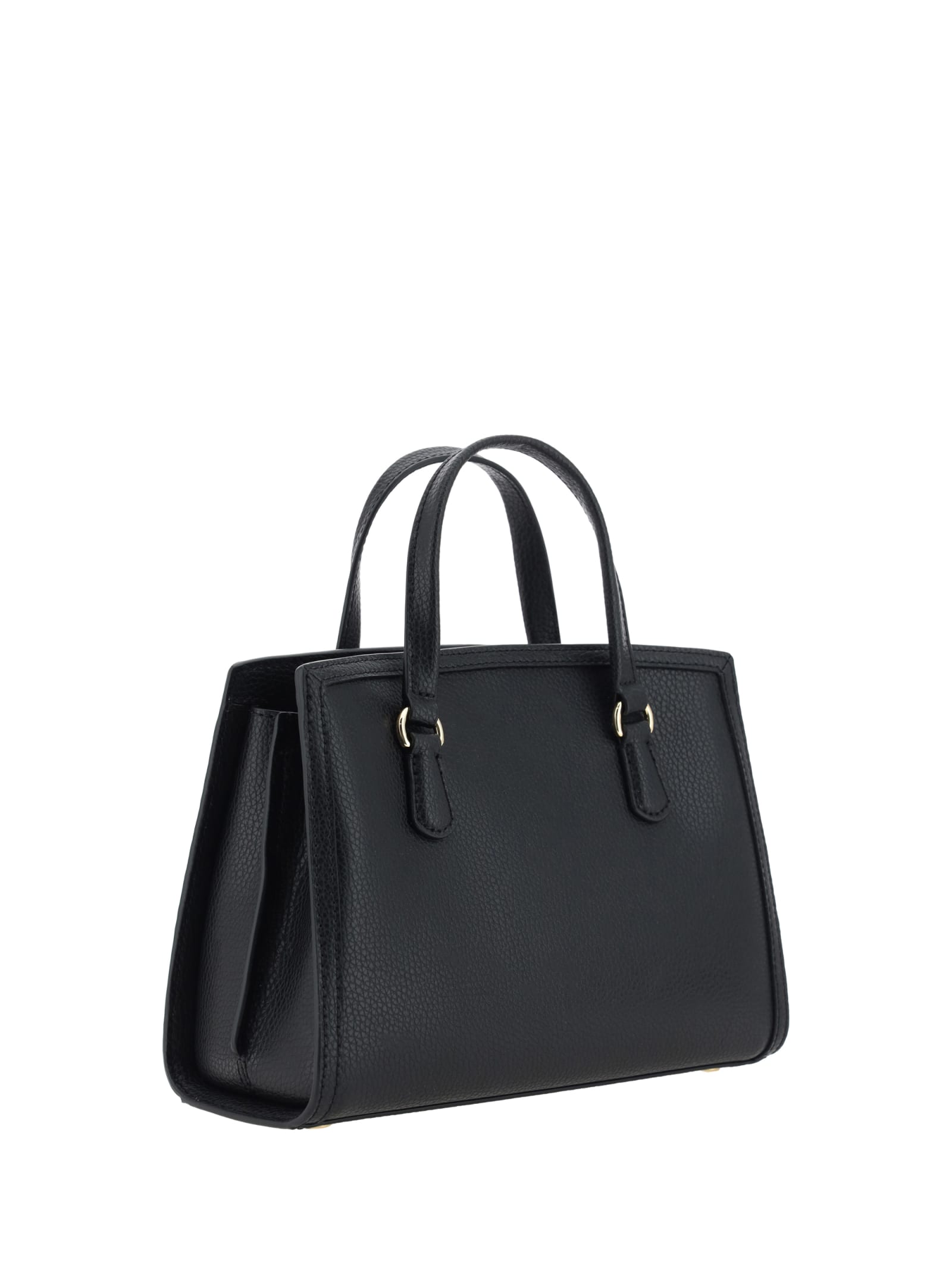 Shop Michael Kors Chantal Small Handbag In Black