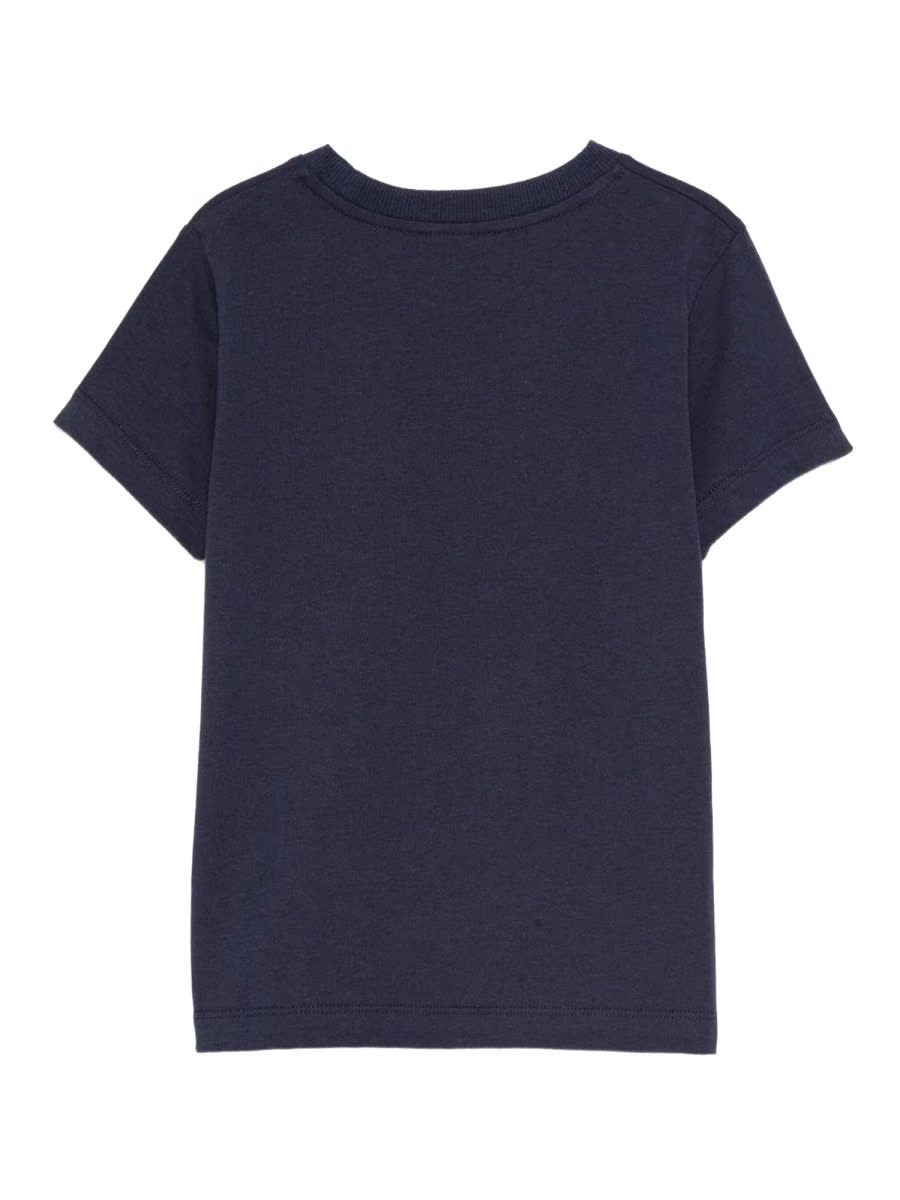 Moschino T-shirt With Logo In Blue