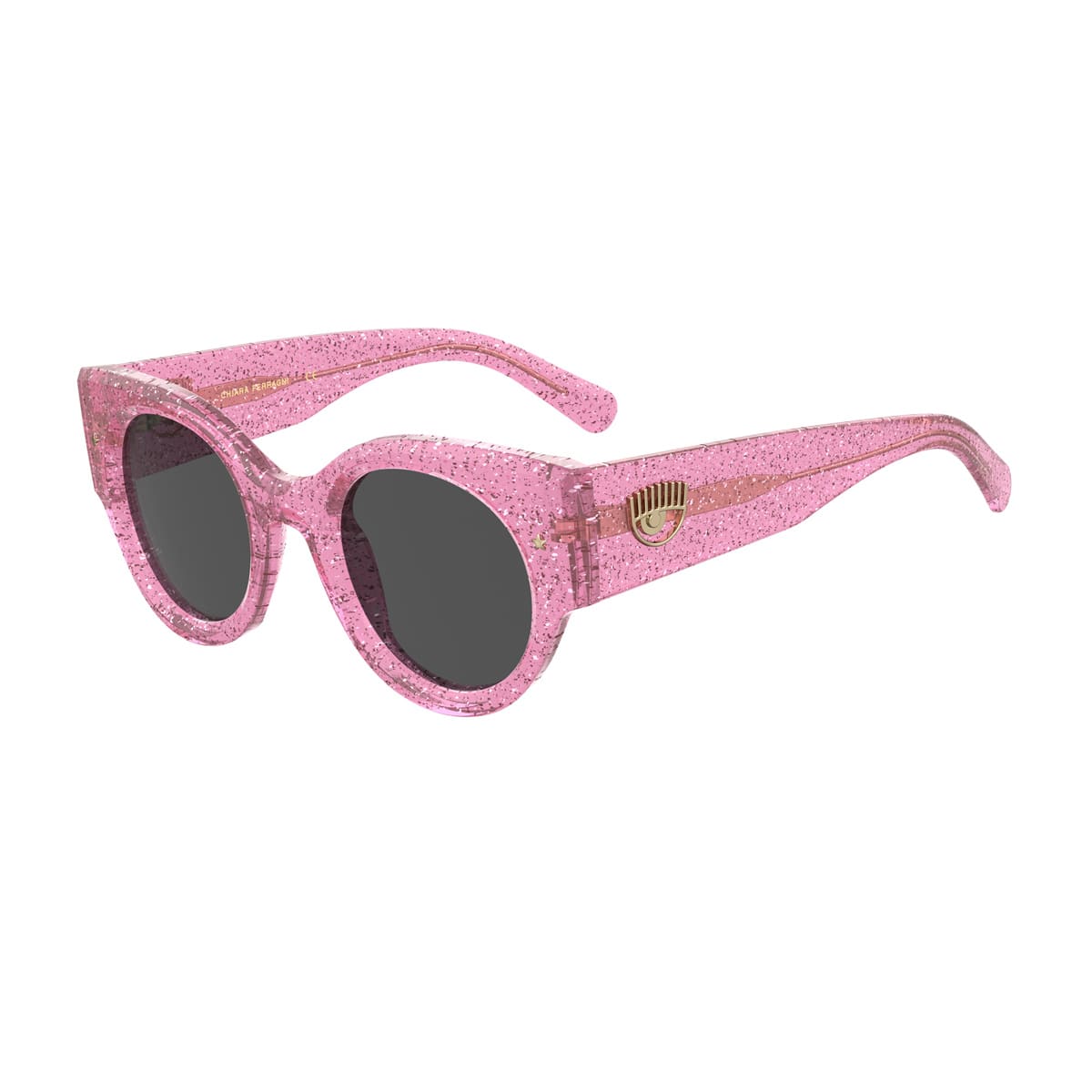 Shop Chiara Ferragni Cf 7024/s W66/ir Sunglasses In Rosa