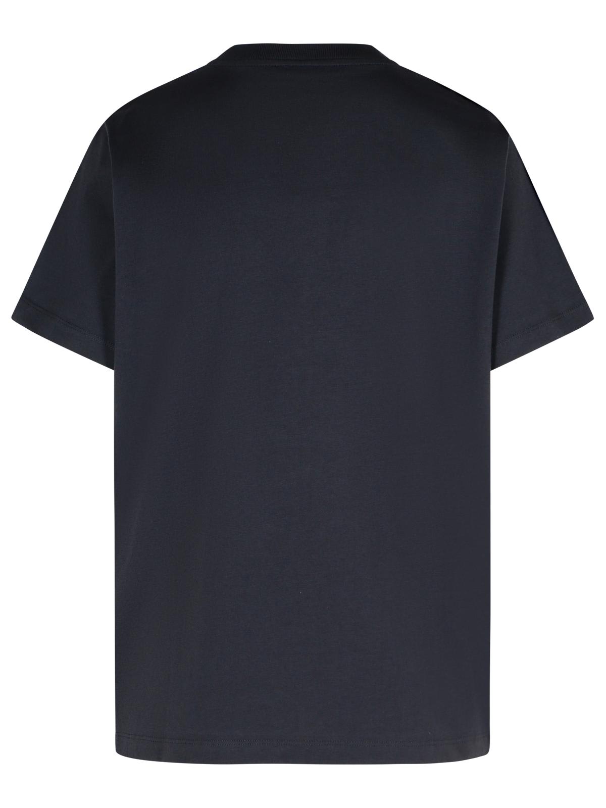 Ganni Relaxed Banana T-shirt In Blue