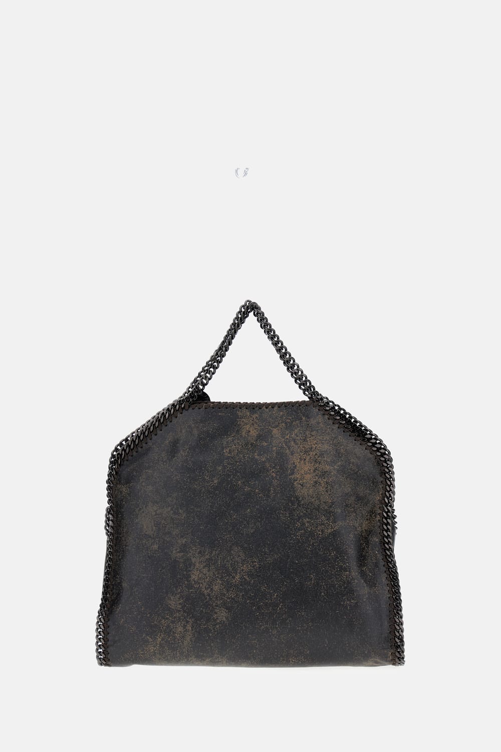 Stella Mccartney Falabella 3-chain Bag In Antiqued Suede In Brown