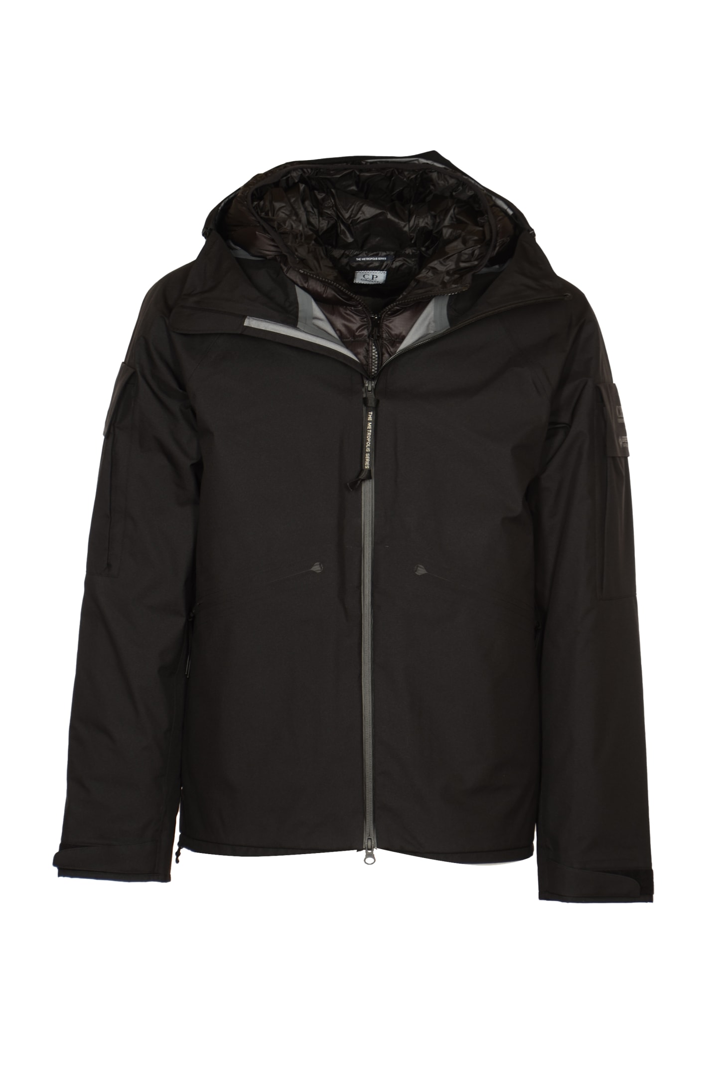 Shop C.p. Company Double-layered Jacket In Black