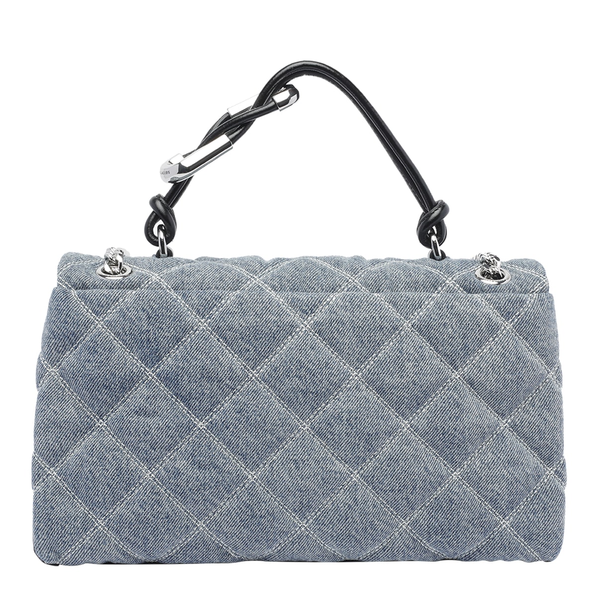 Marc Jacobs Ligh Wash Indigo The Dual Chain Shoulder Bag
