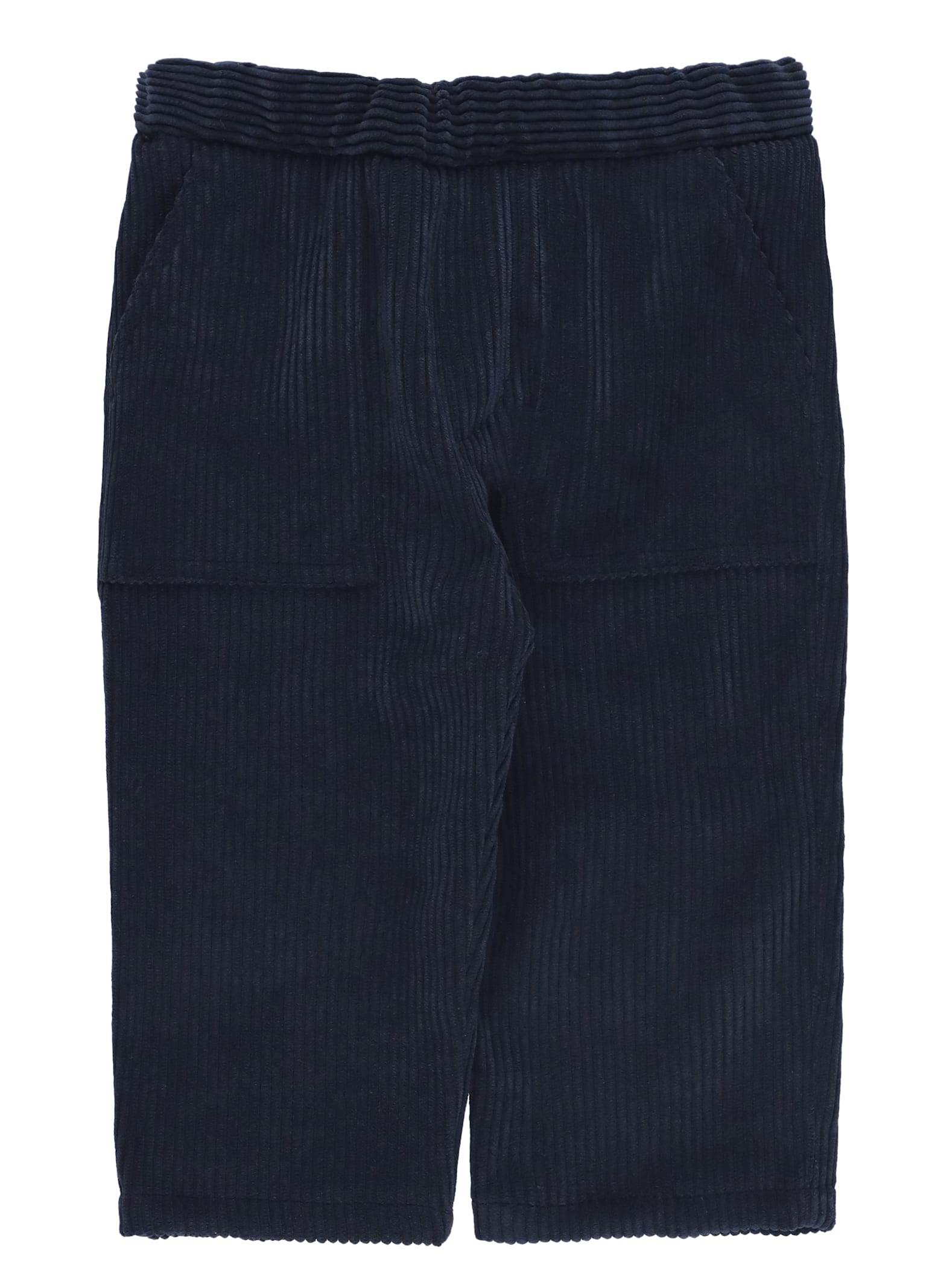 Moncler Corduroy Pants In Blue