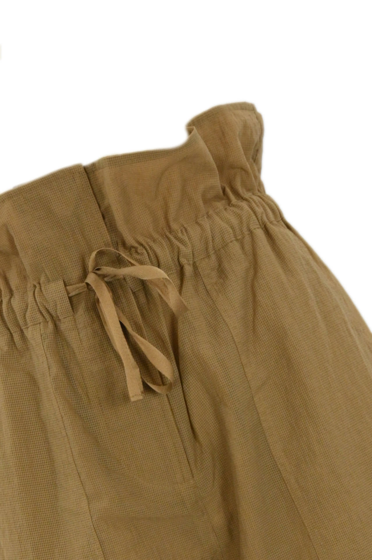 Shop Pinko Somebody Culotte Trousers In Light Fabric In Tabacco
