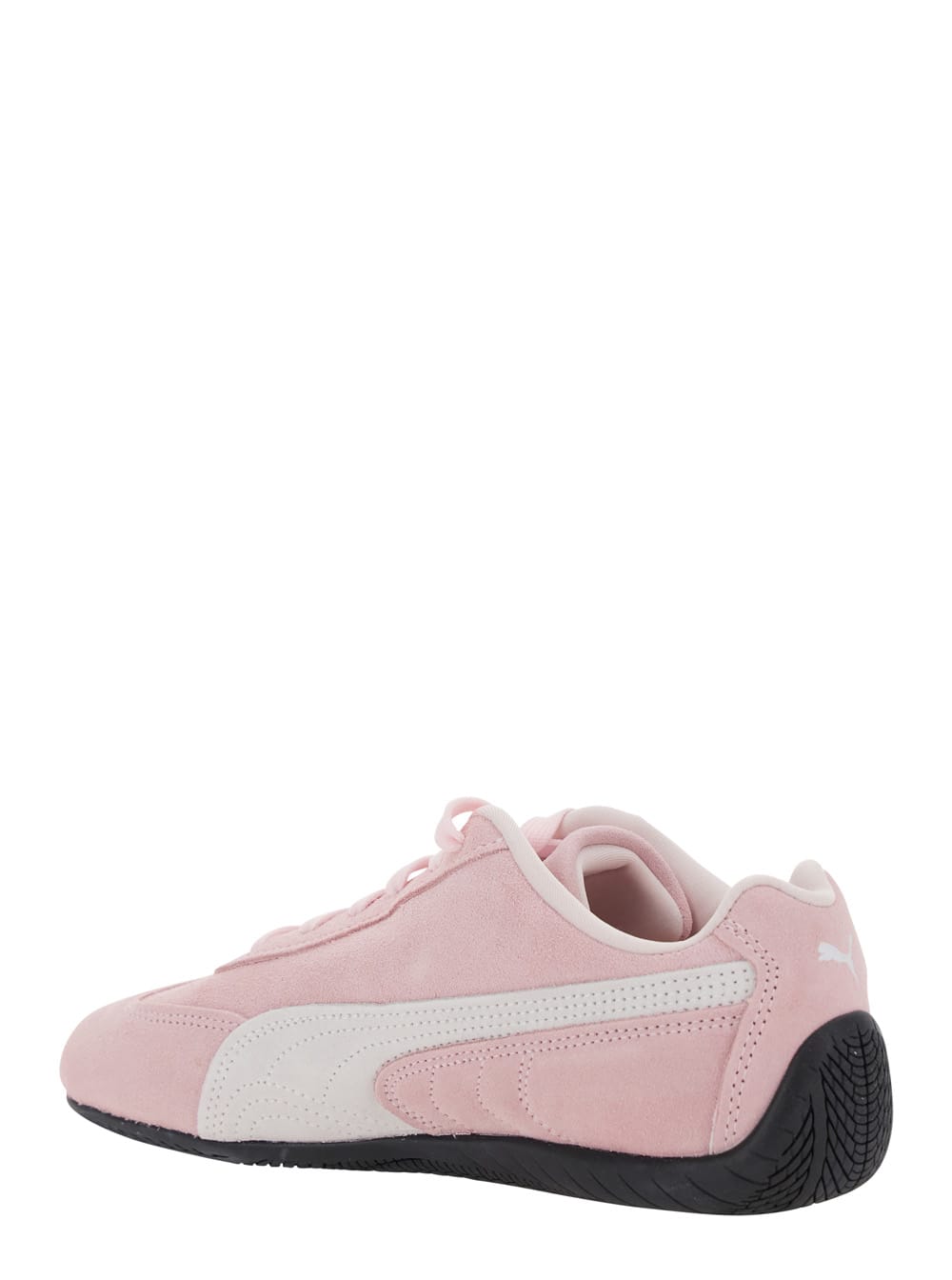 Puma Speedcat Pink Sneakers With Logo Print On The Side And Logo Lettering On The Side In Suede Unisex In Pink