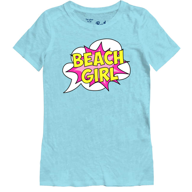 MC2 Saint Barth Beach Girl Print T-shirts For Women