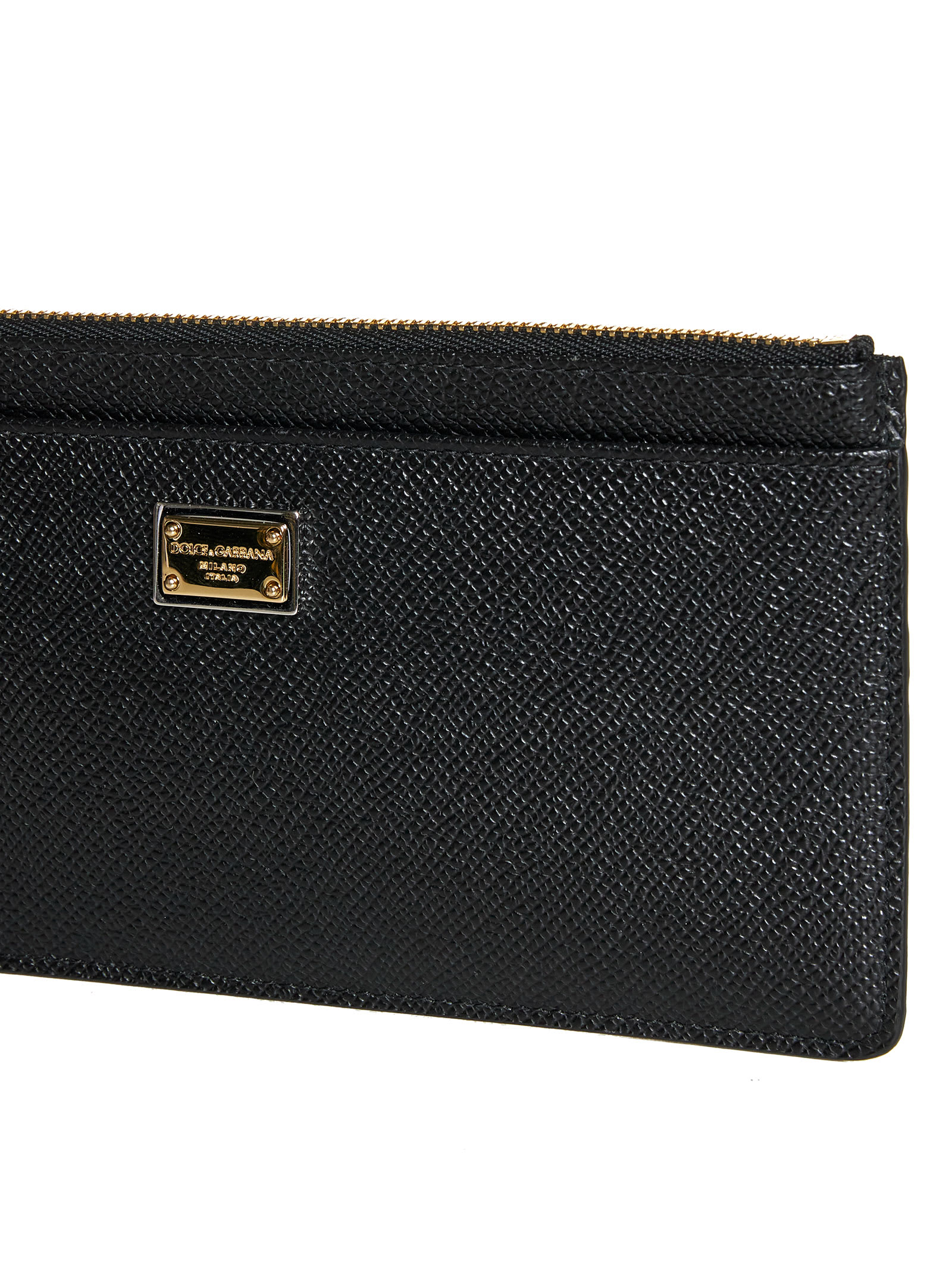 Dolce & Gabbana Zipped Pouch In Black