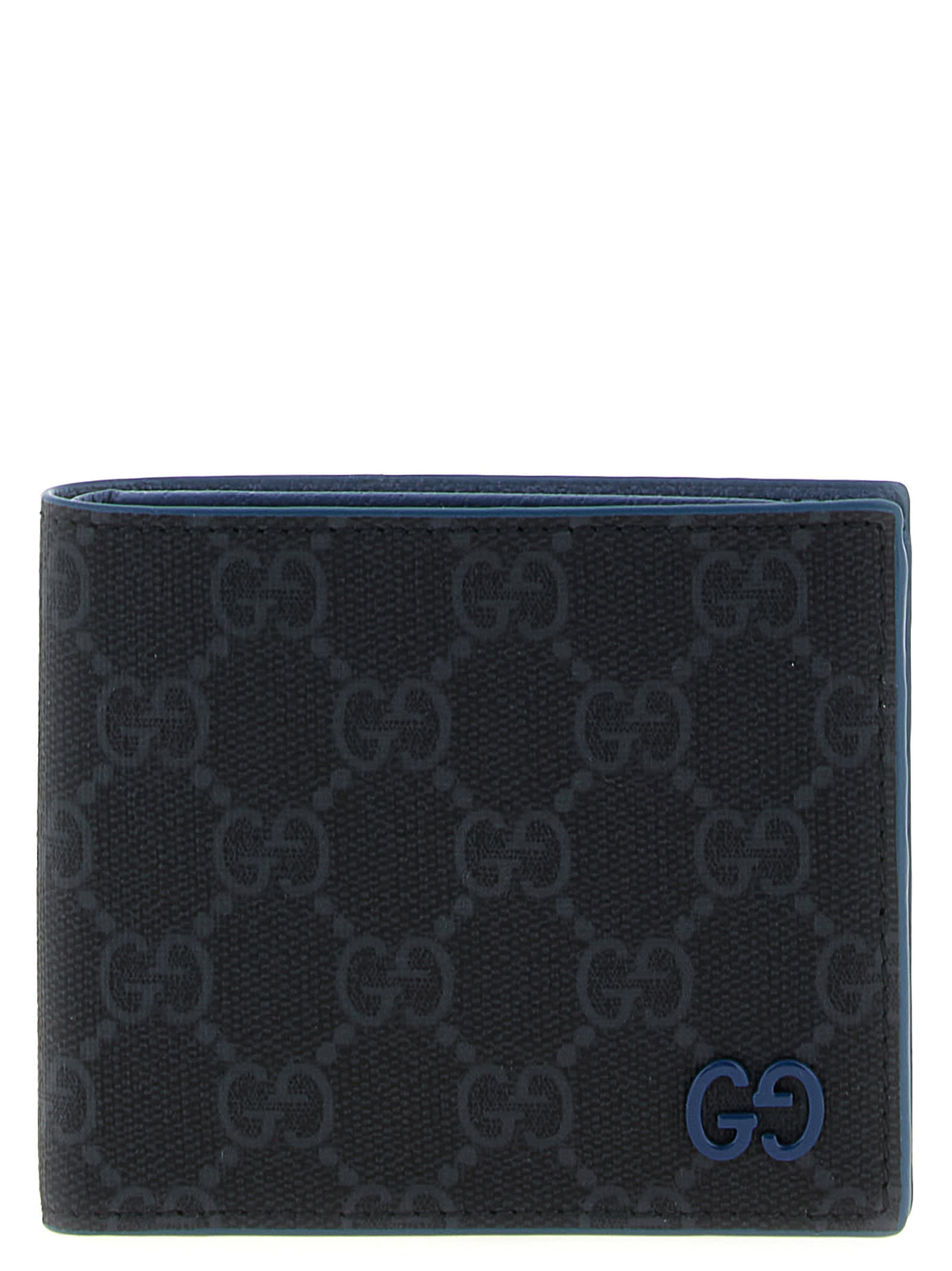Gucci Bifold Gg Wallet In Black
