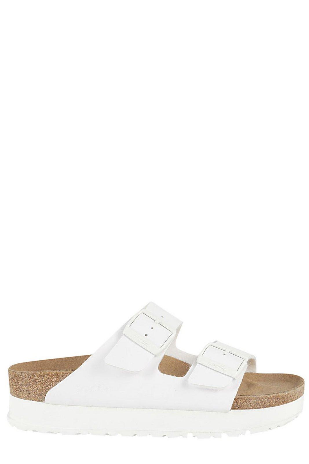 Birkenstock Arizona Platform Vegan Sandals In White