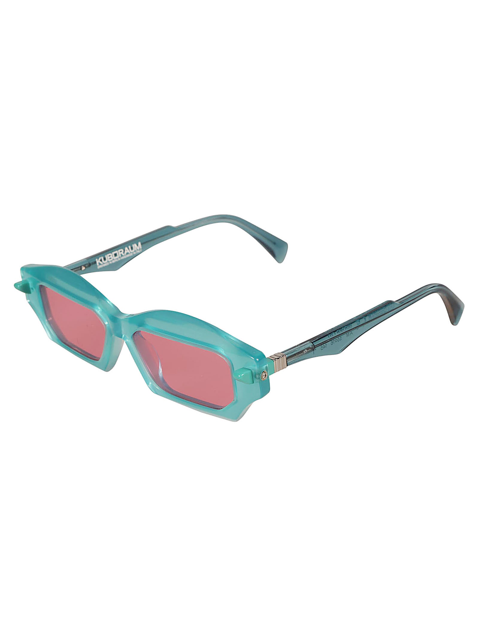 Shop Kuboraum Q6 Sunglasses Sunglasses In Crystal