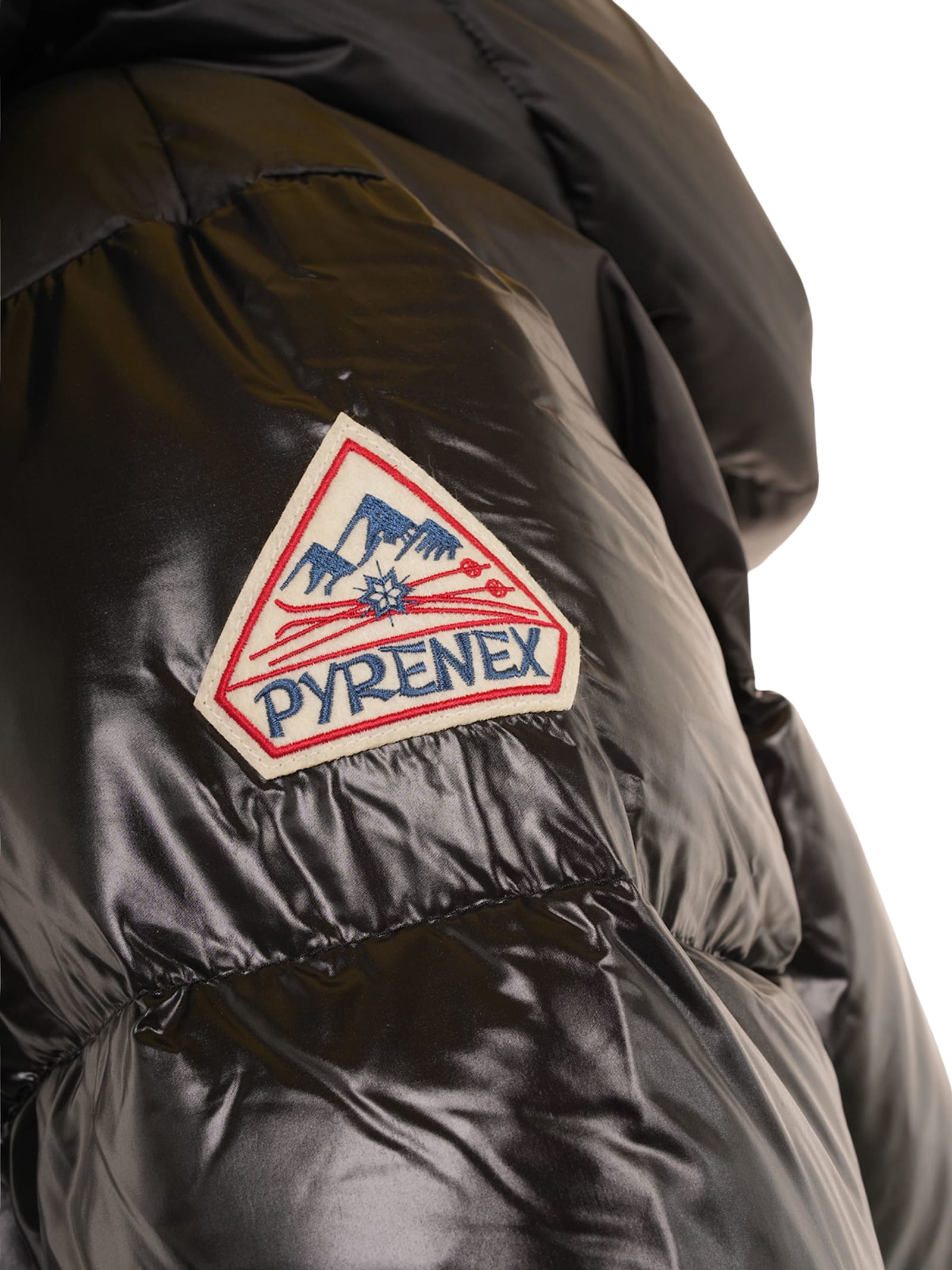 Pyrenex Down Jacket With Hat Lively In Black