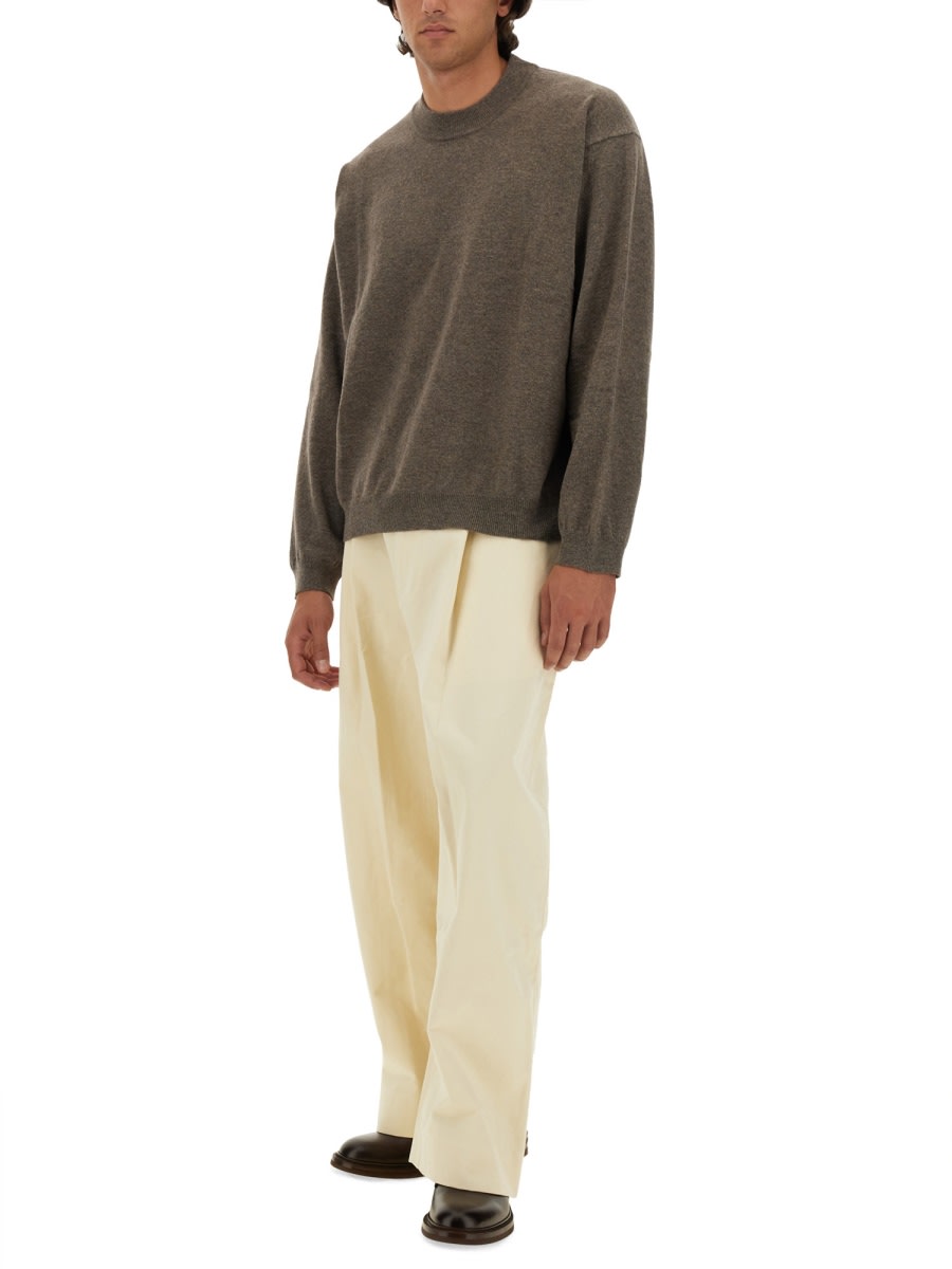 Shop Studio Nicholson Wool Jersey. In Beige