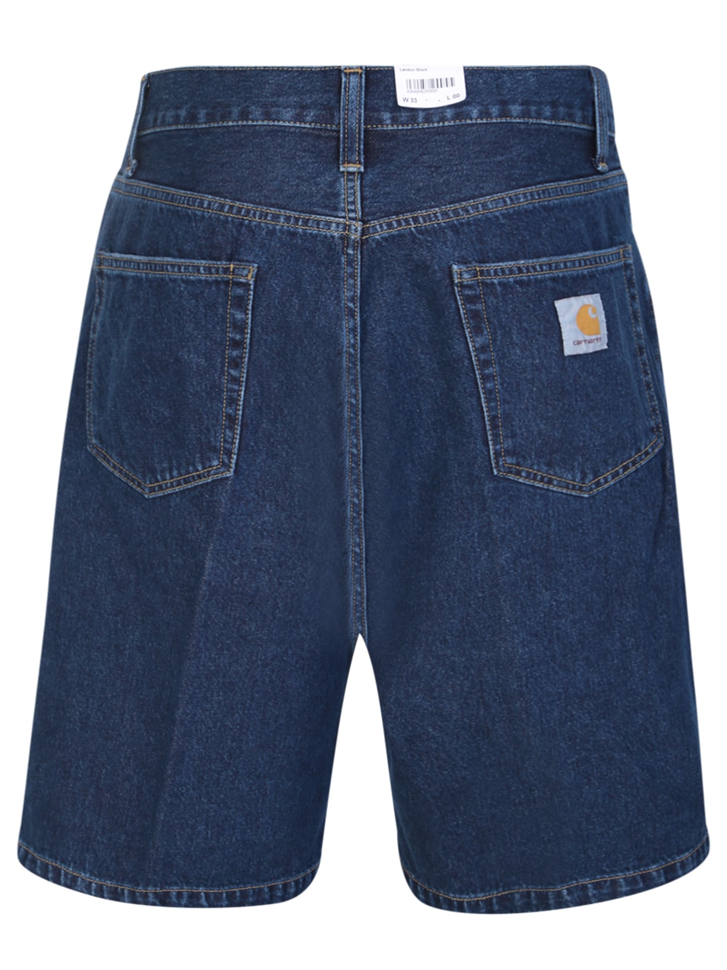 Carhartt Landon Bermuda Denim Shorts In Blue