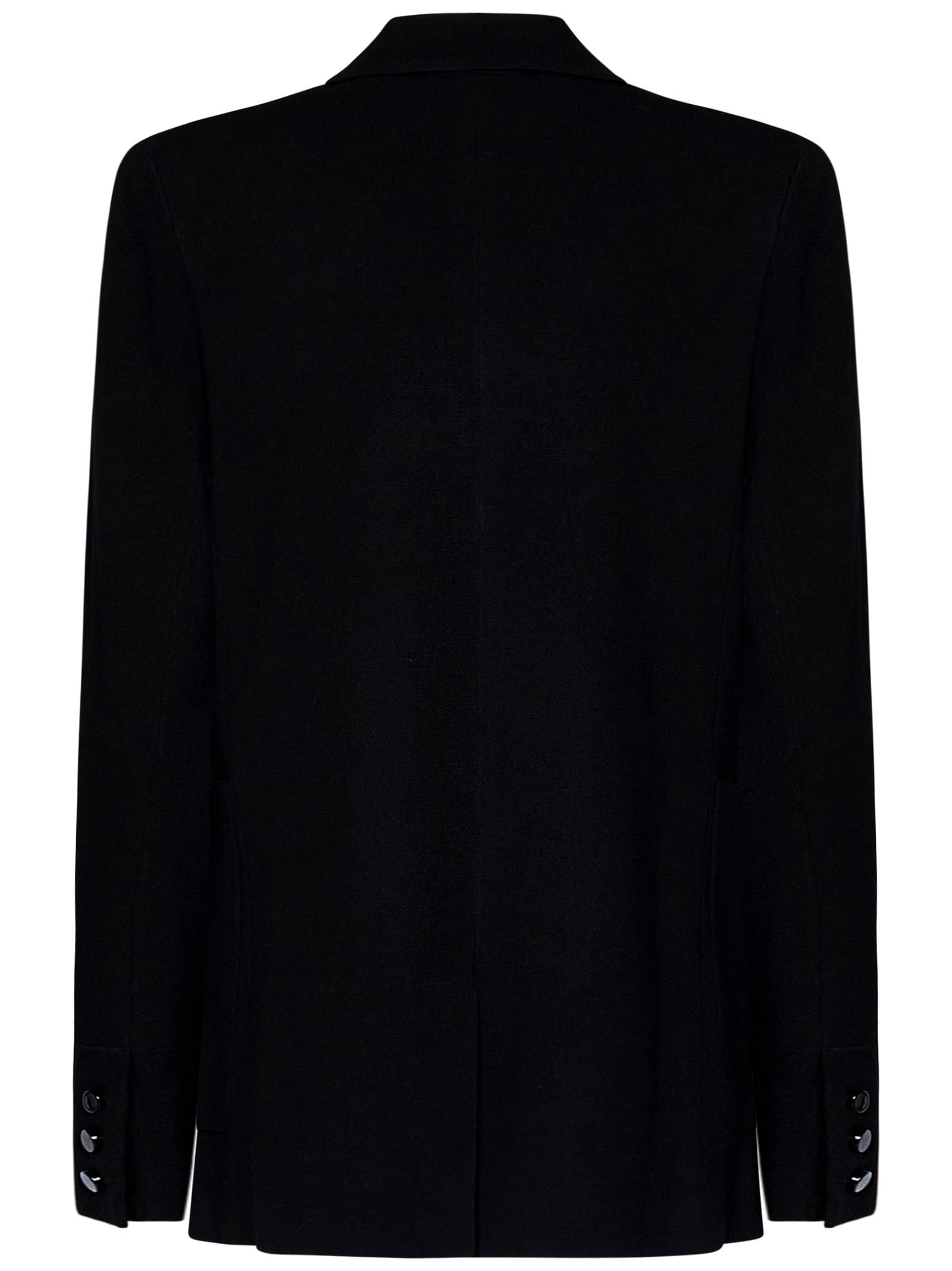 Shop Max Mara Maxmara Studio Titania Blazer In Black