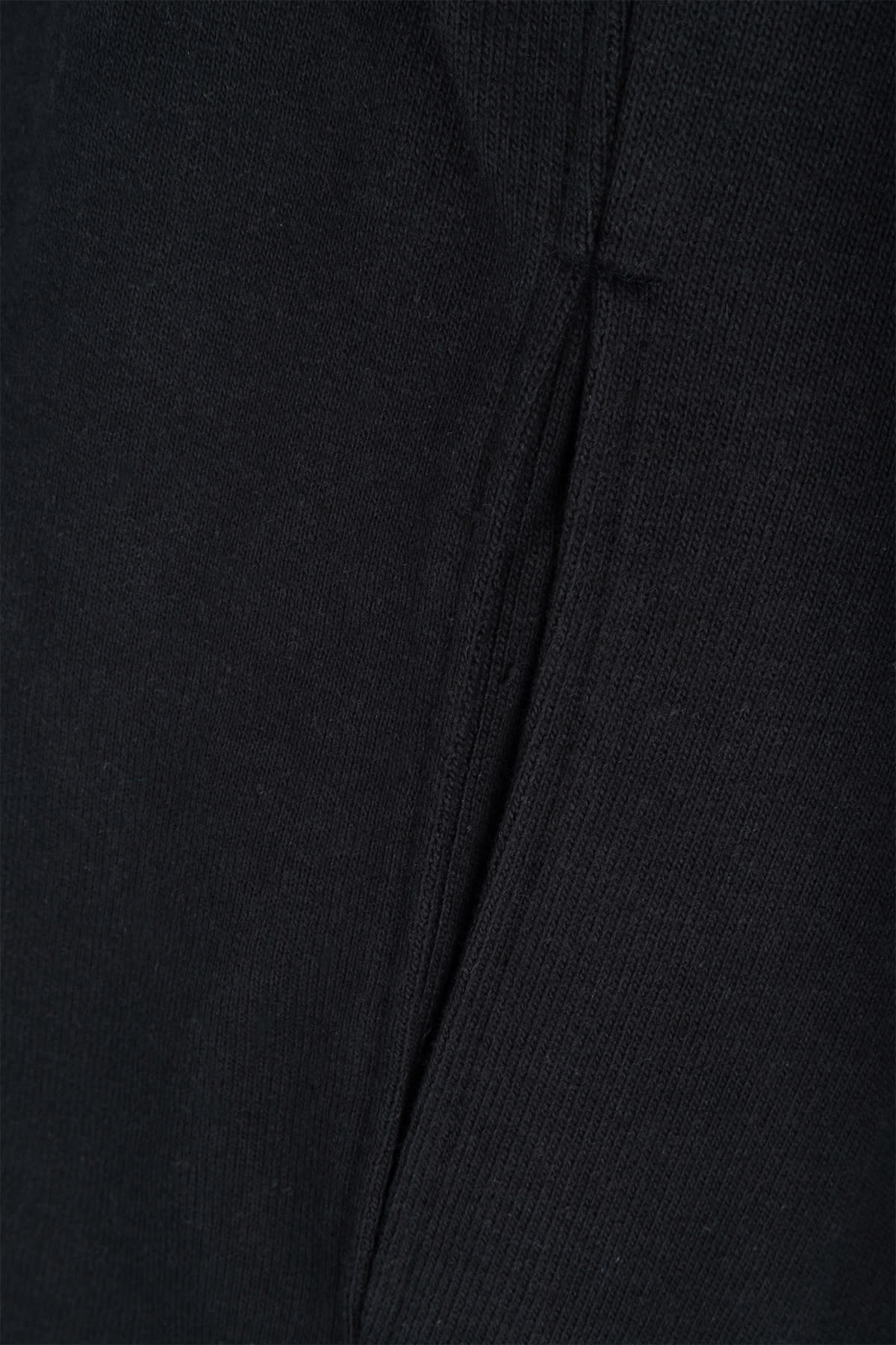 A Paper Kid Black Shorts With Back Logo Label In Nero