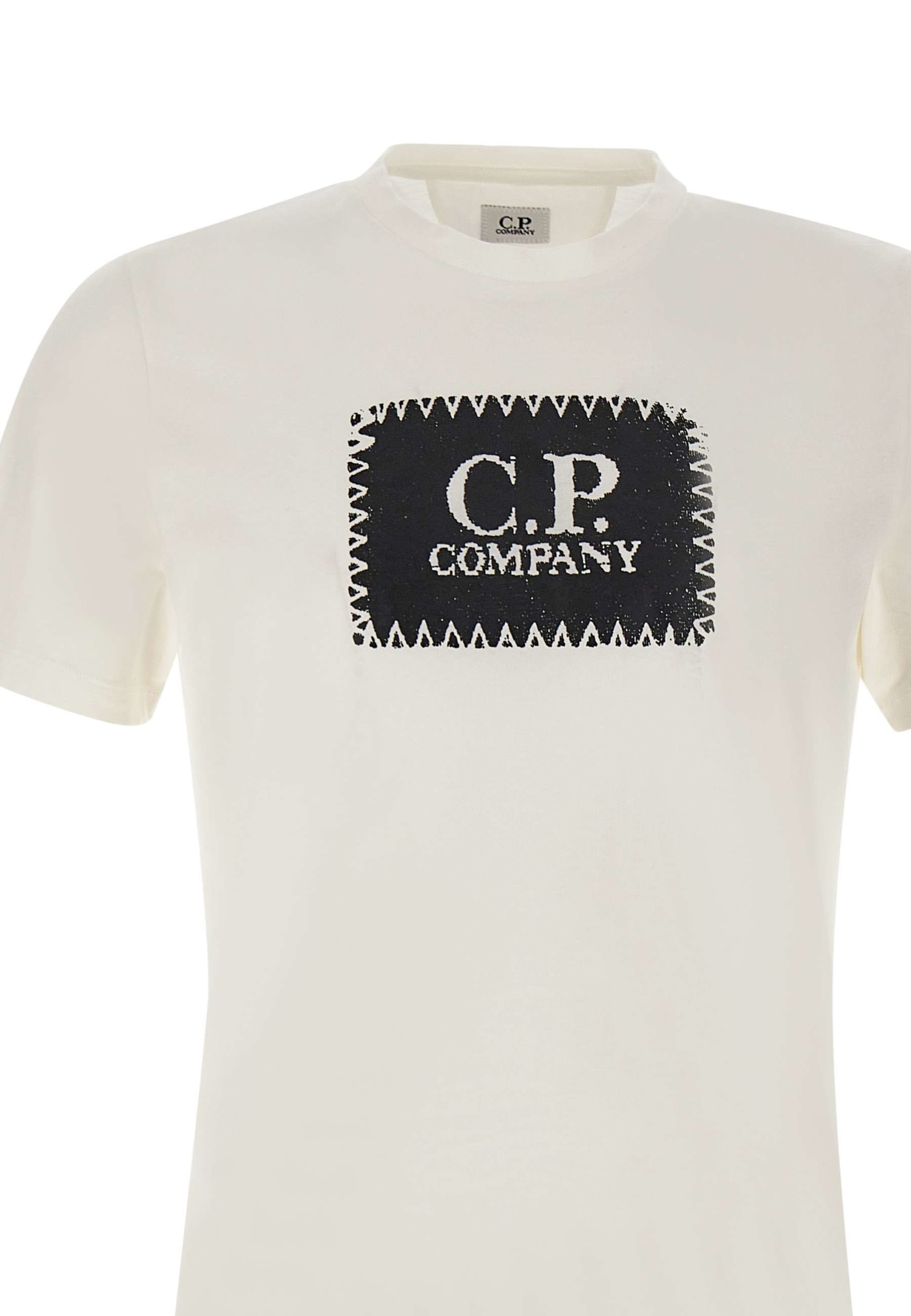 Shop C.p. Company Cotton T-shirt In White