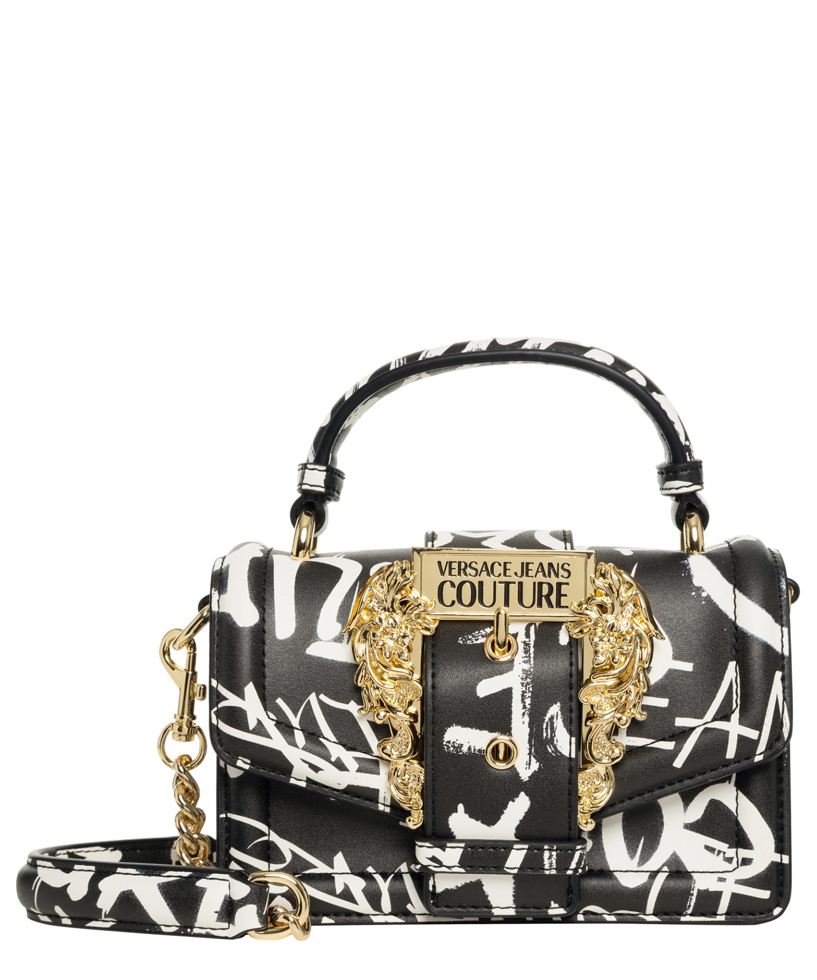 Versace Jeans Couture Logo Graffiti - Handbag for Woman - Black