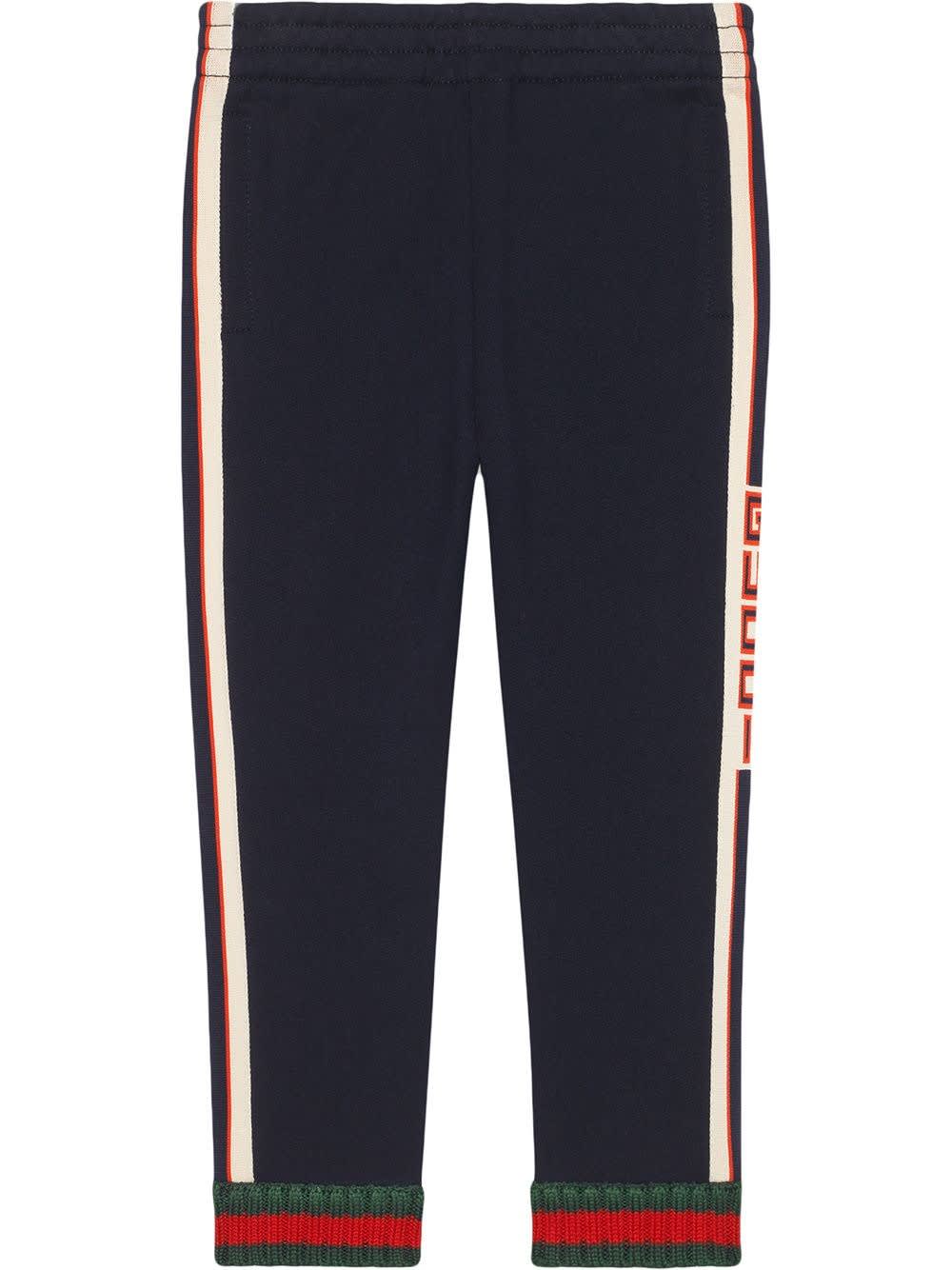 GUCCI COTTON JOGGER WITH LOGO,11857844