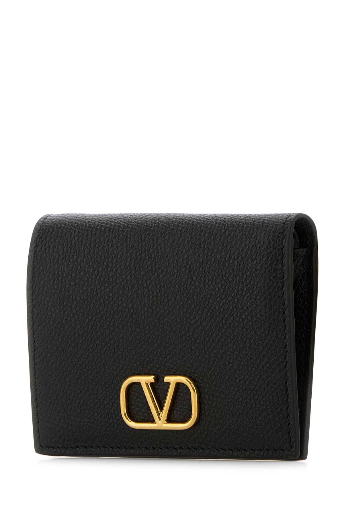 VALENTINO GARAVANI BLACK LEATHER WALLET 