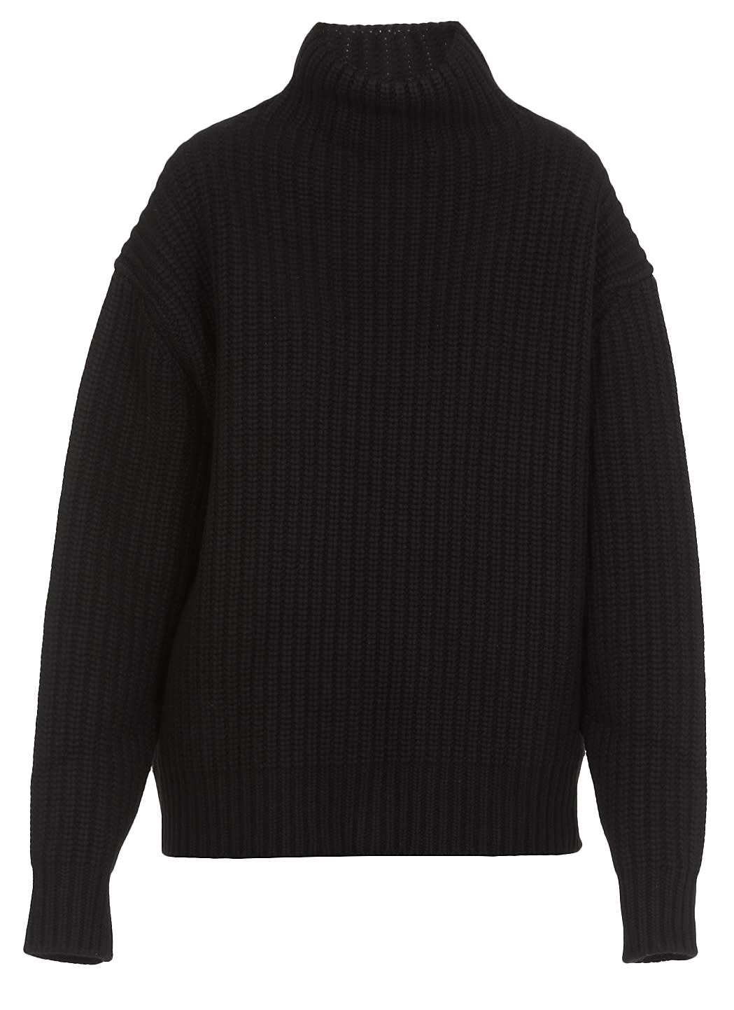Jil Sander Wool Ribbed Oversize Sweater