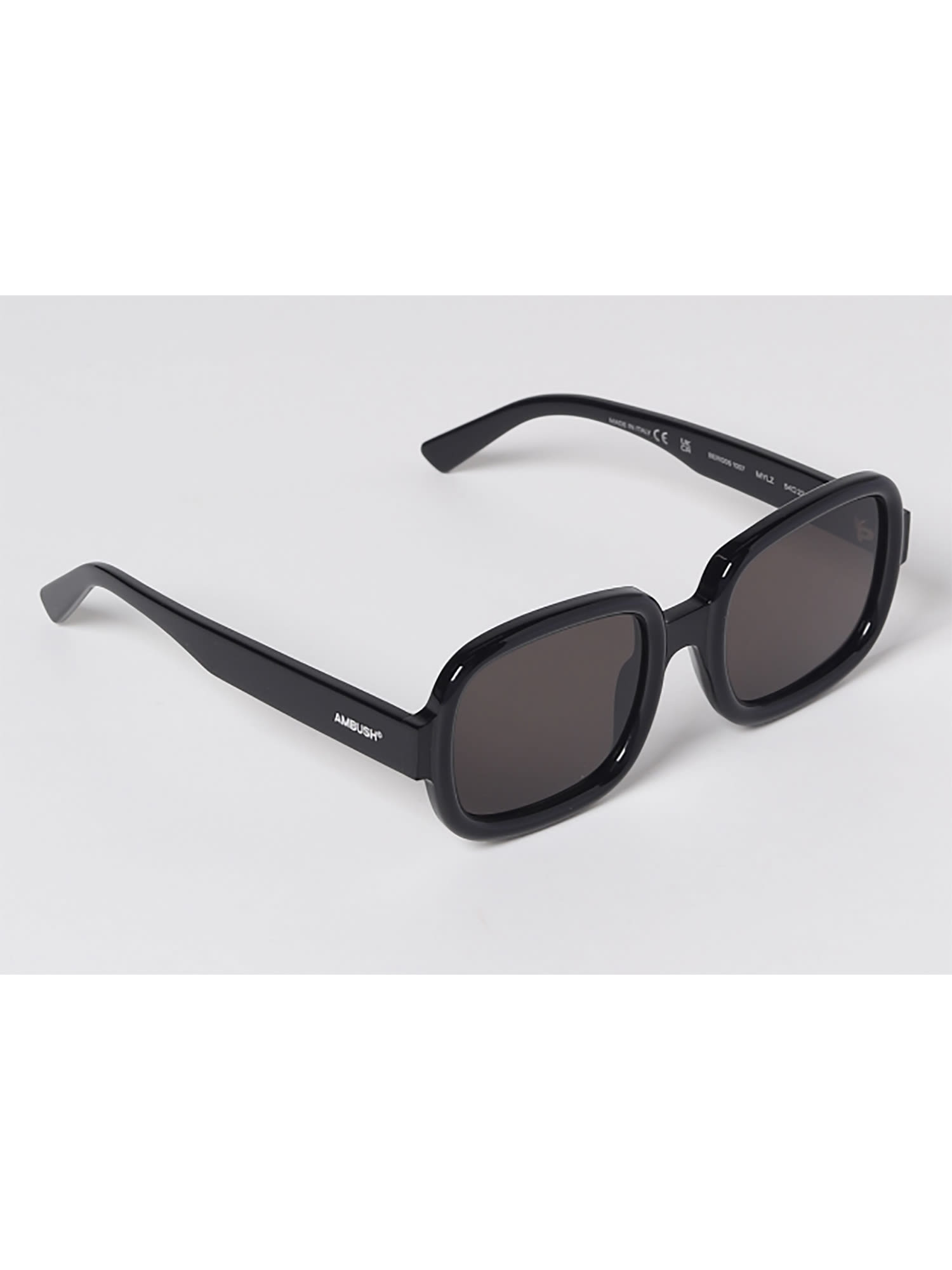 Shop Ambush Mylz Beri005 Sunglasses In Black Dark Grey