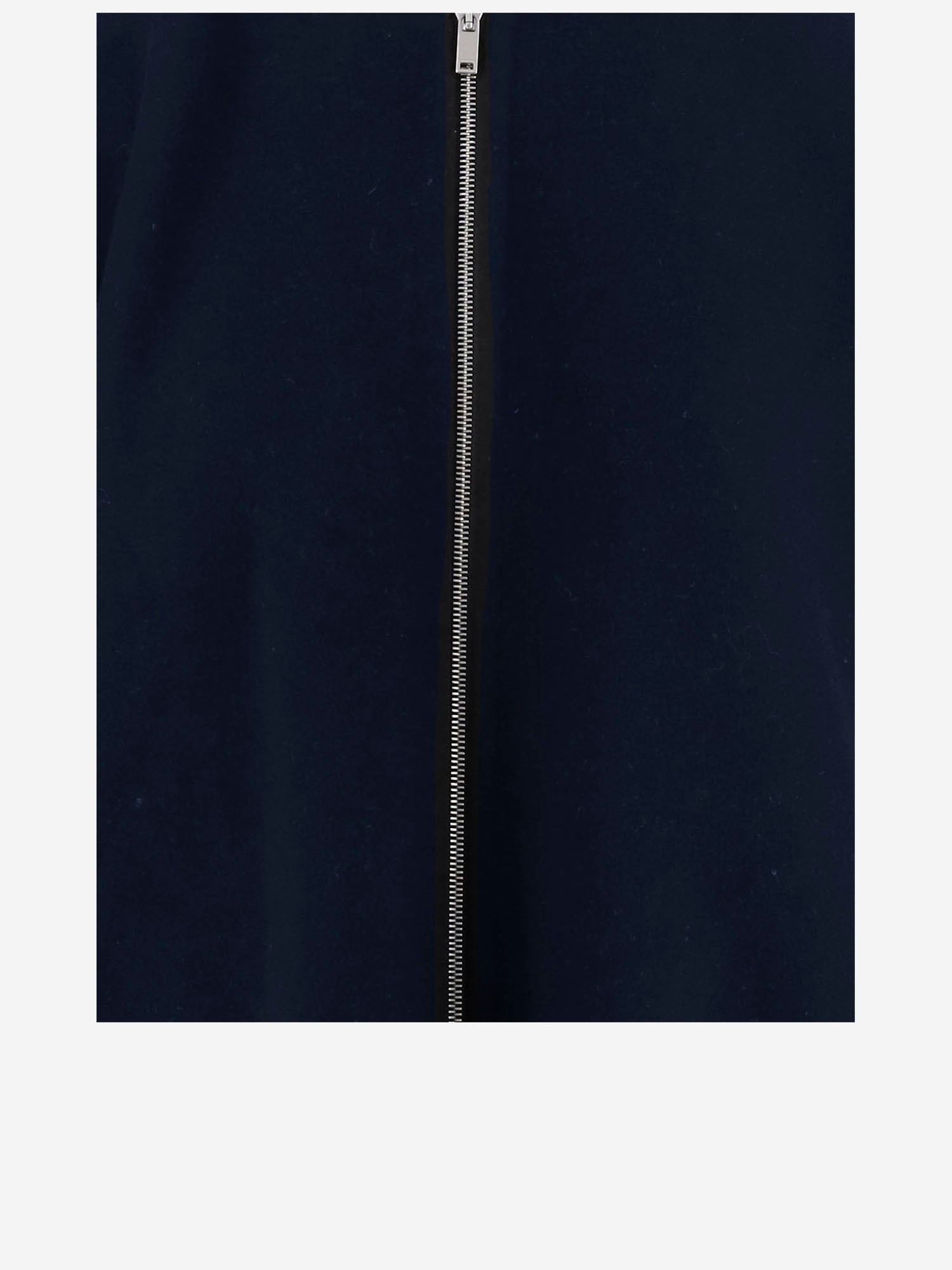 Jil Sander Long Sleeve Casual Jacket In Blue