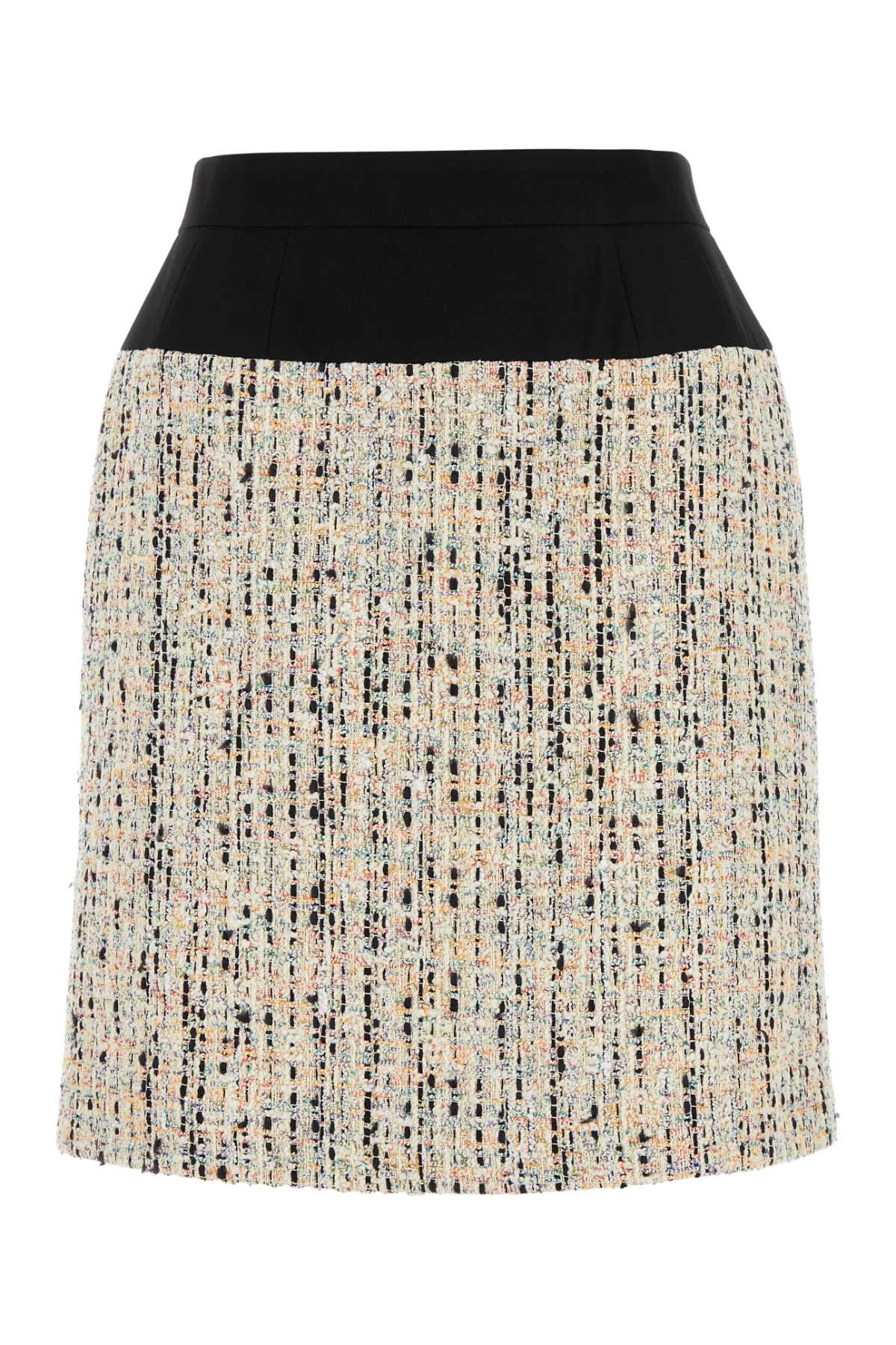 Multicolor Boucle Skirt