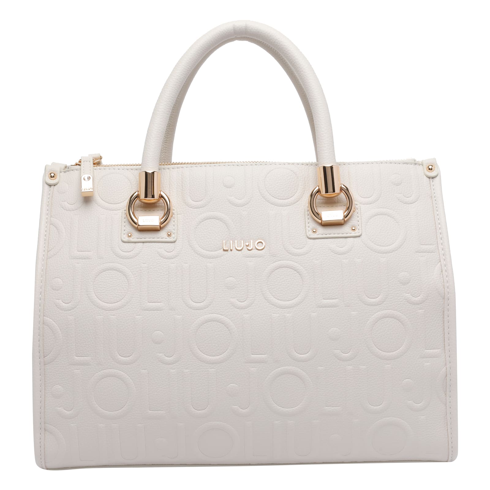 Liu •jo Logo-embossed Tote Bag In White