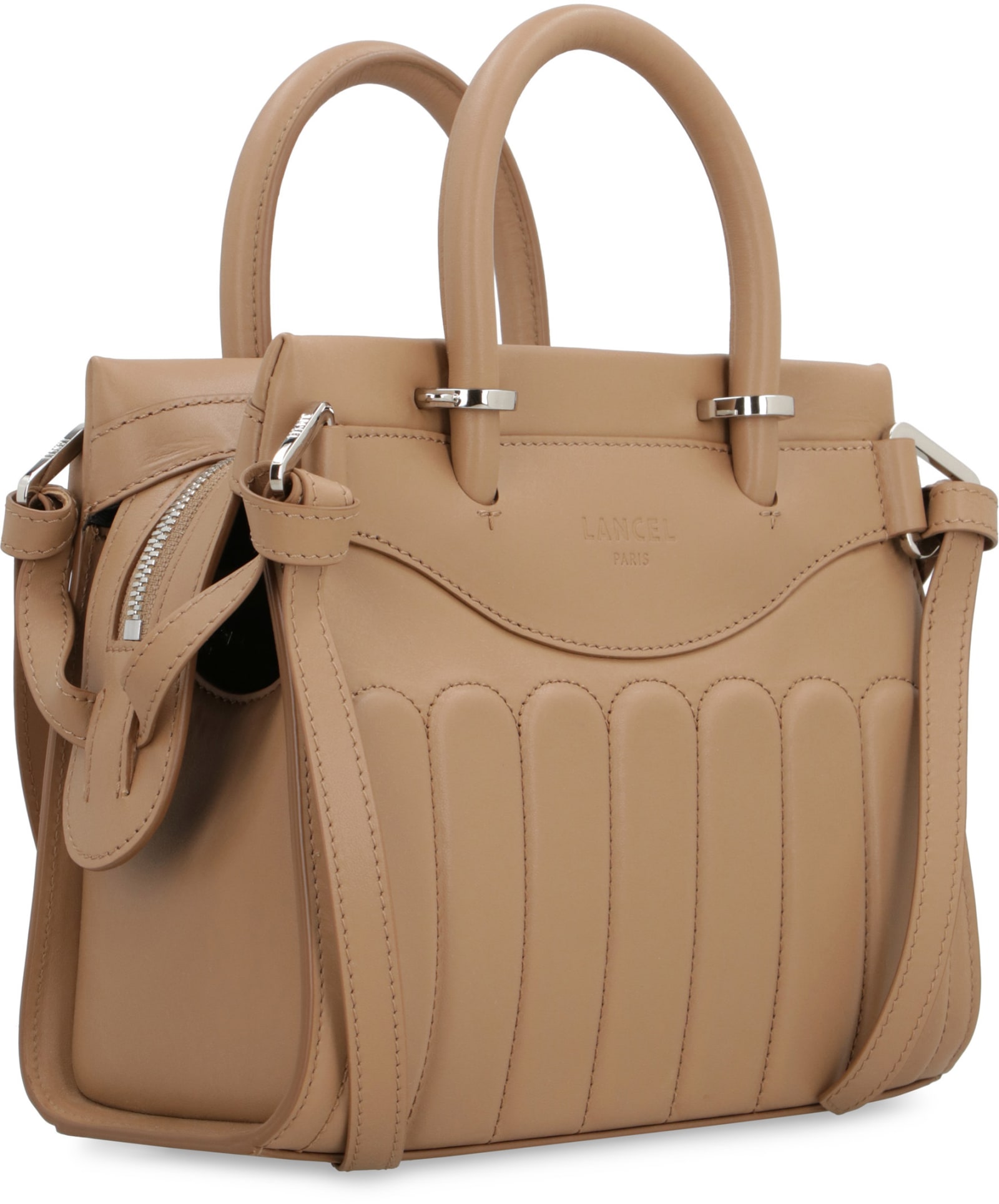 Shop Lancel Rodeo Leather Tote In Camel