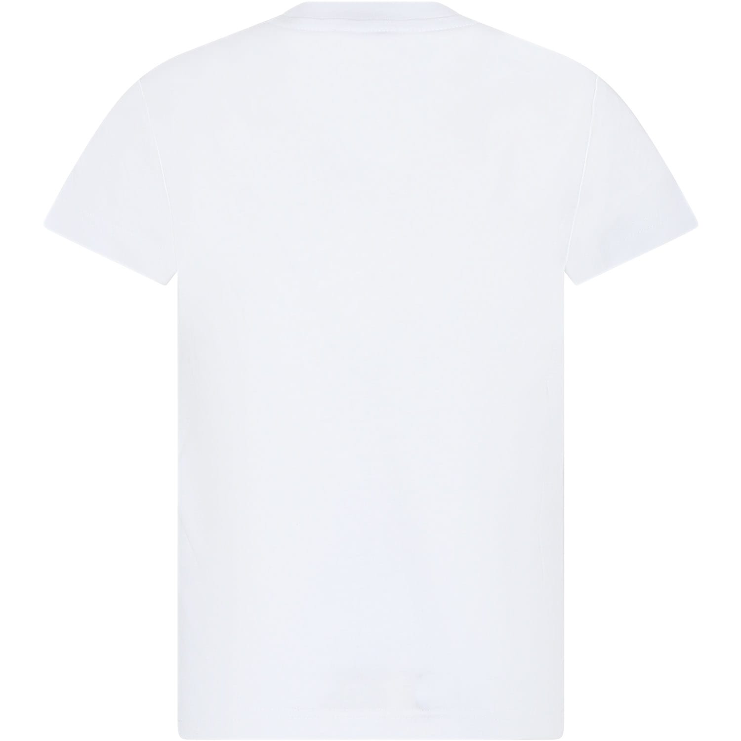 Shop Dsquared2 White T-shirt For Boy With Logo