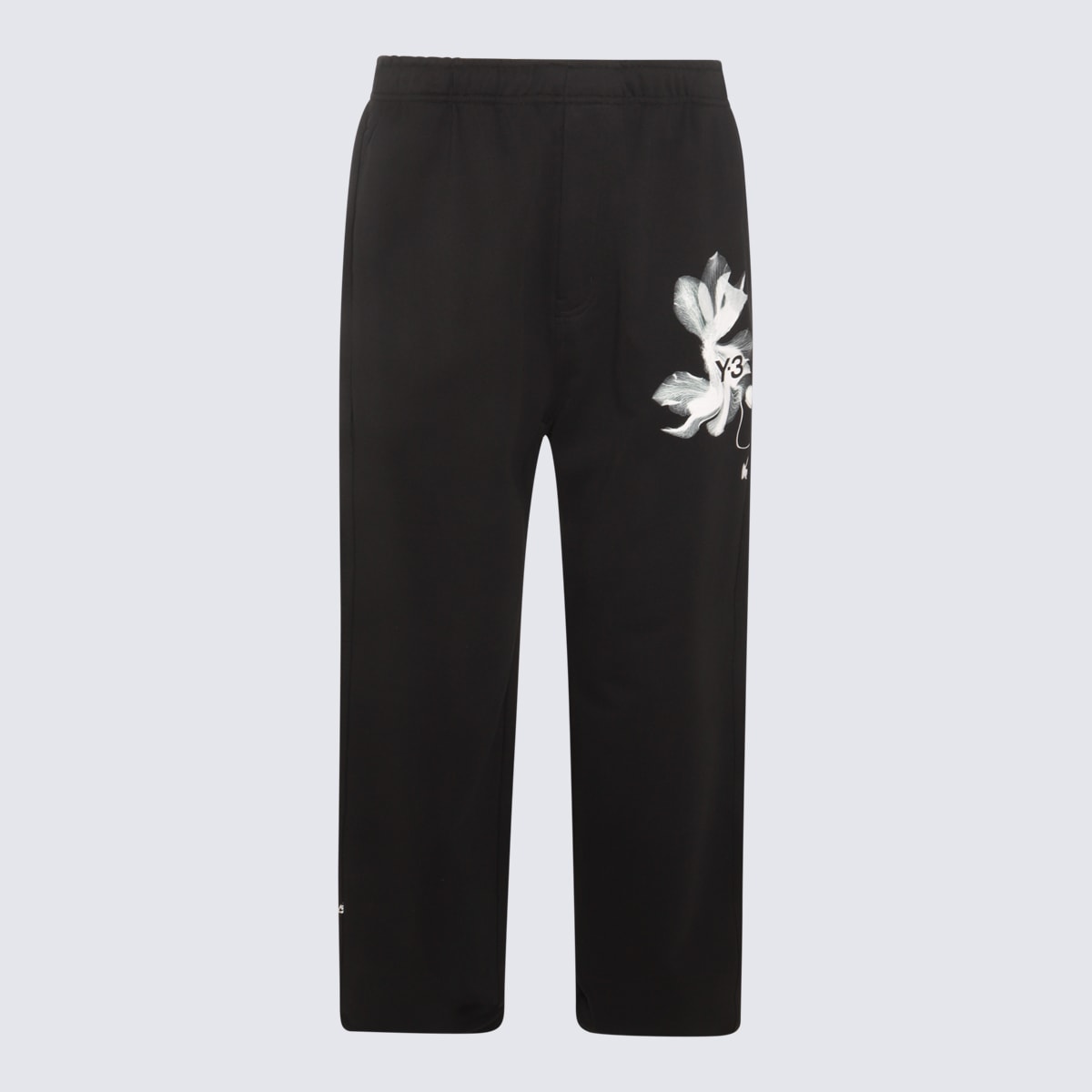 Shop Y-3 Black Cotton Blend Pants