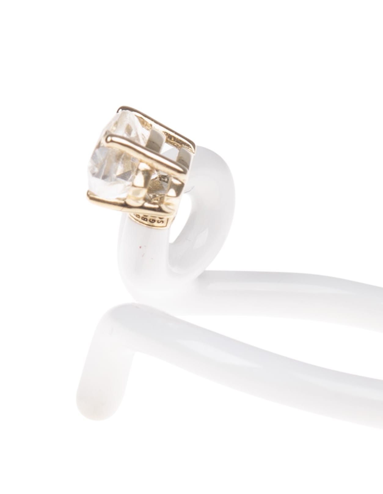 Shop Bea Bongiasca Baby Vine Tendril Ring In White