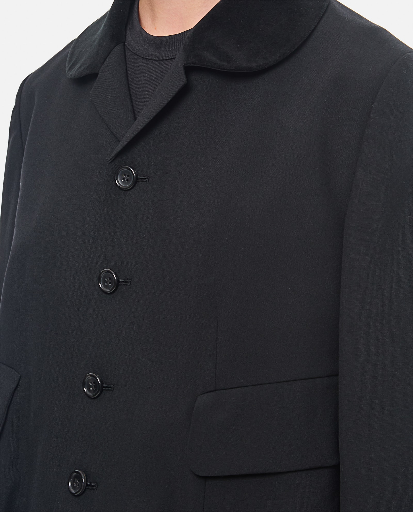 Shop Comme Des Garçons Jacket In Black