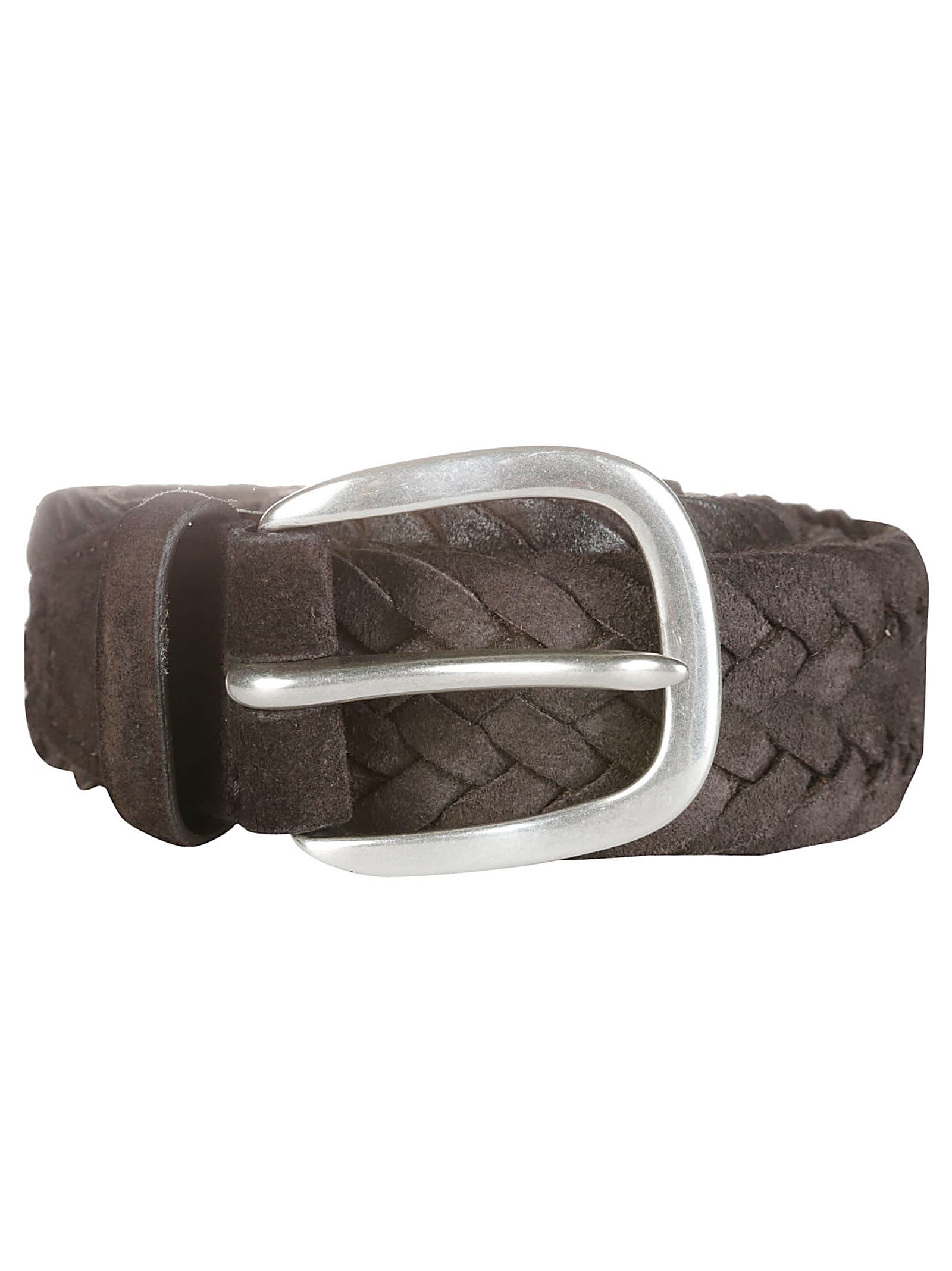 ORCIANI SUEDE BRAIDED BELT