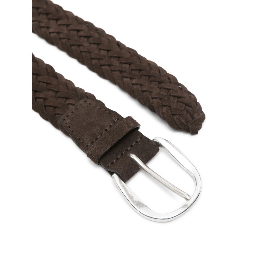 Orciani Suede Plot Belt In Brown