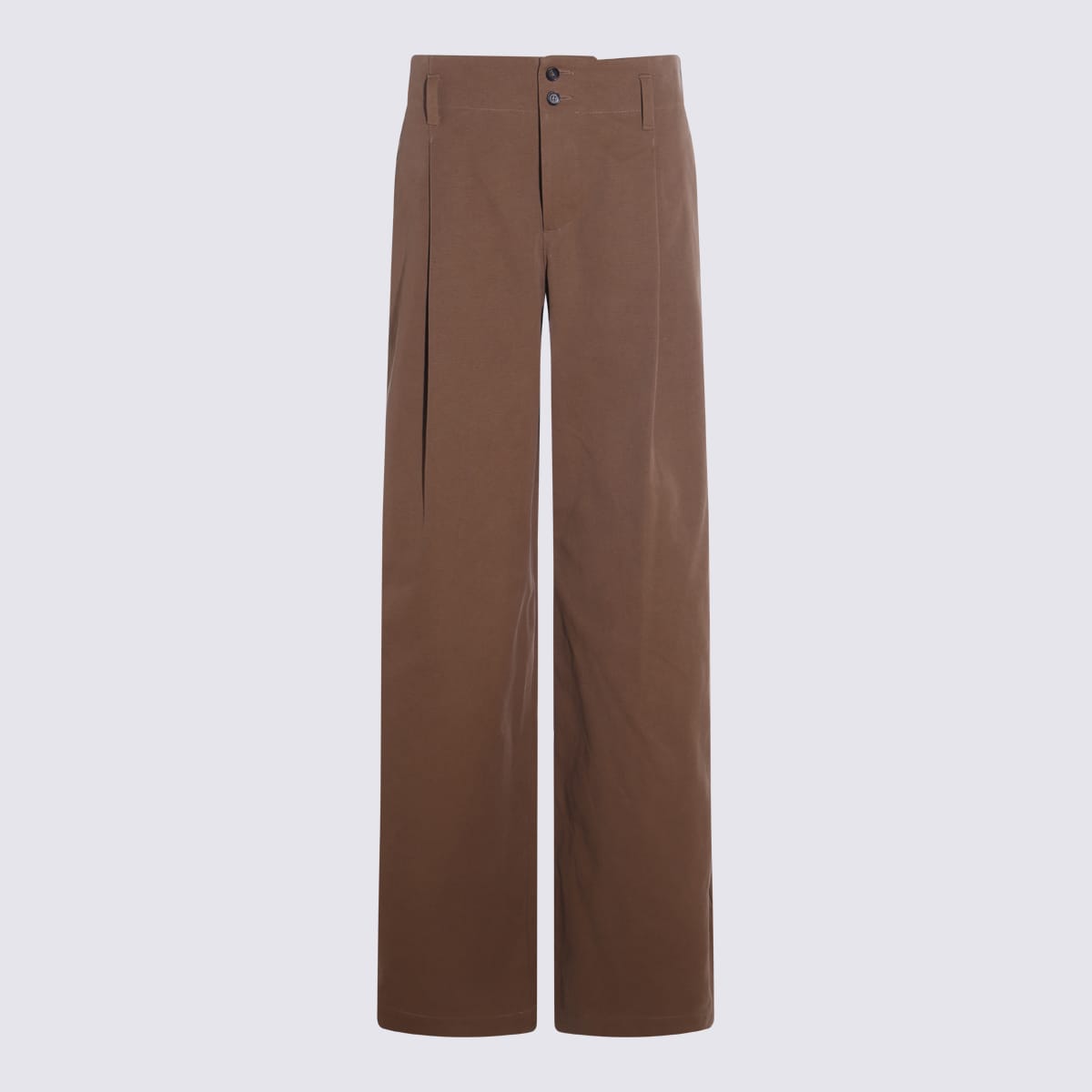 Chloé Brown Cotton Pants