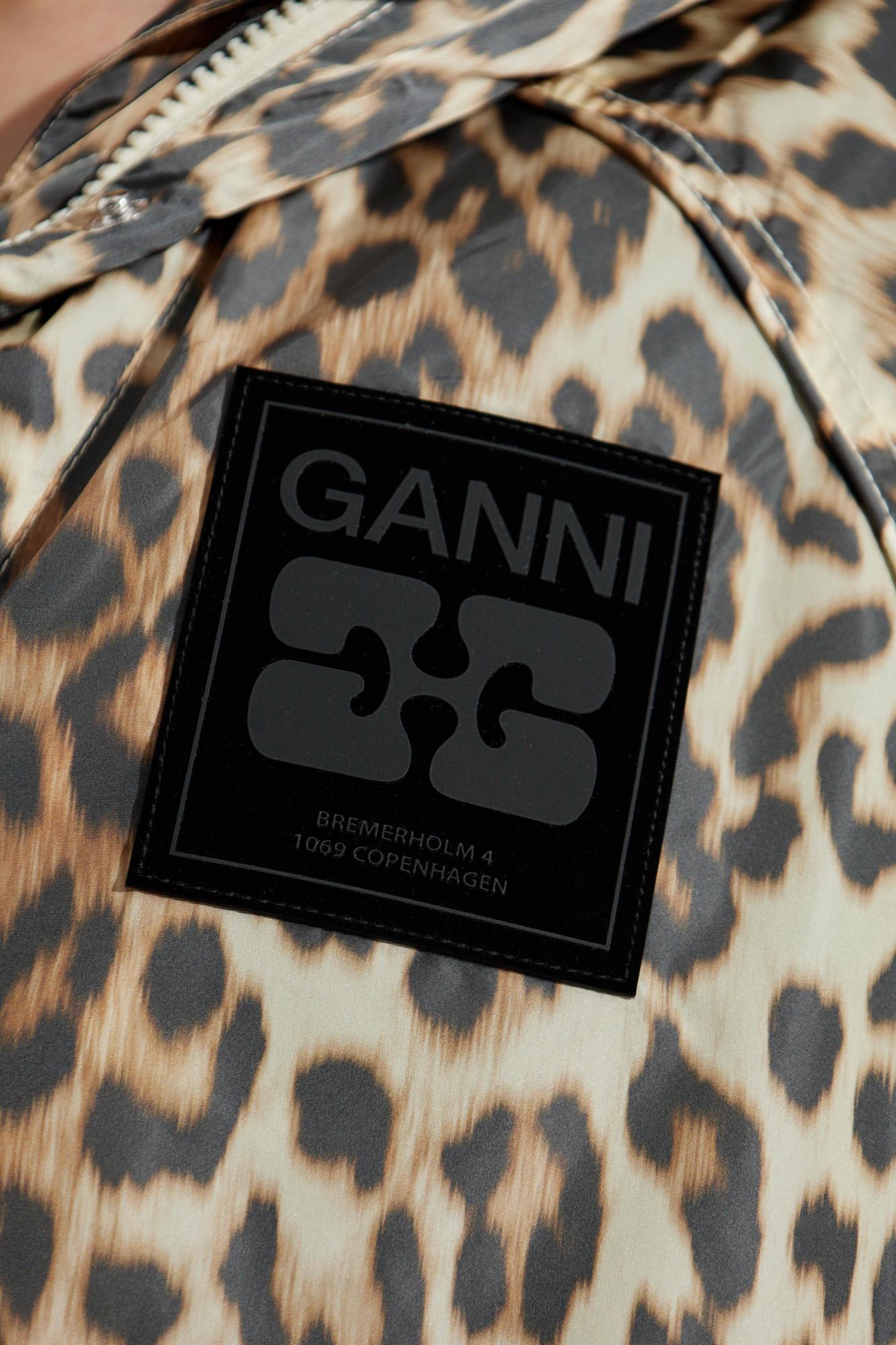 Ganni Animalier Print Jacket In Multi