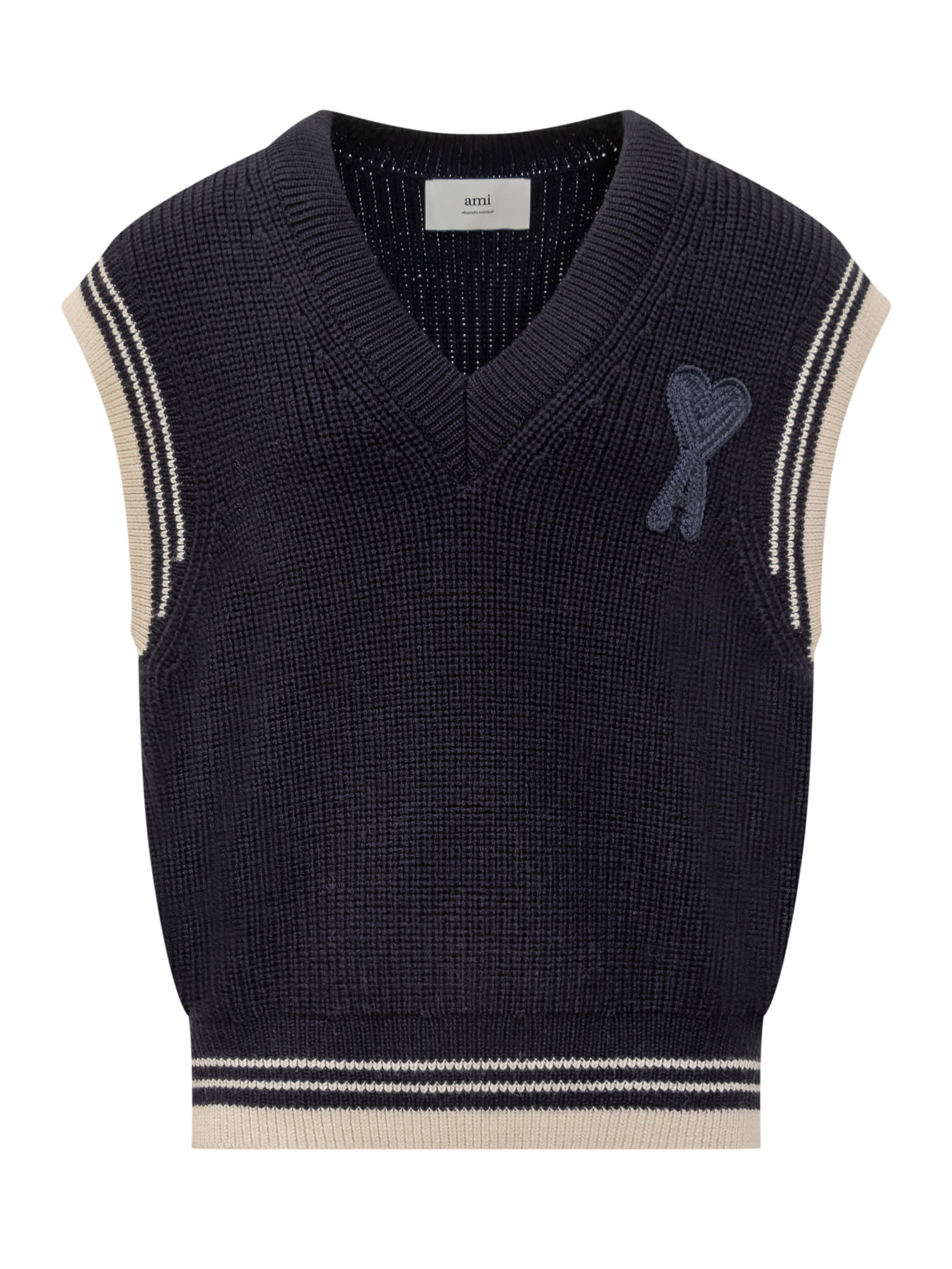 Sleeveless Ribbed Sweater
