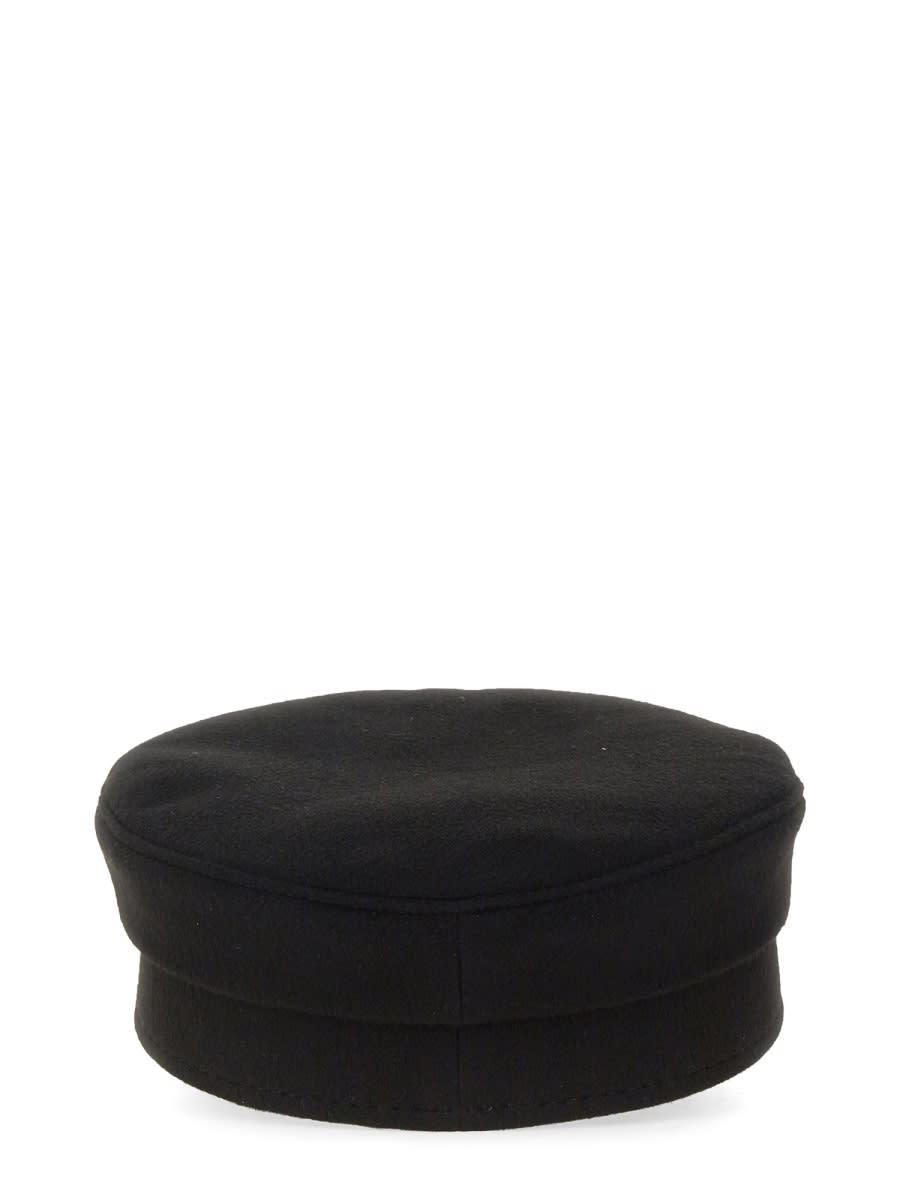 Shop Ruslan Baginskiy Baker Boy Hat In Black