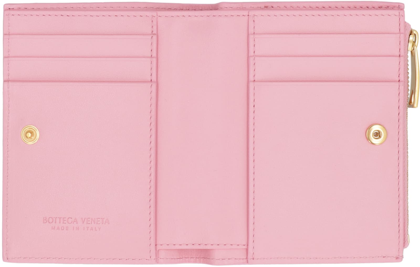 Shop Bottega Veneta Intrecciato Bi-fold Wallet In Ribbon
