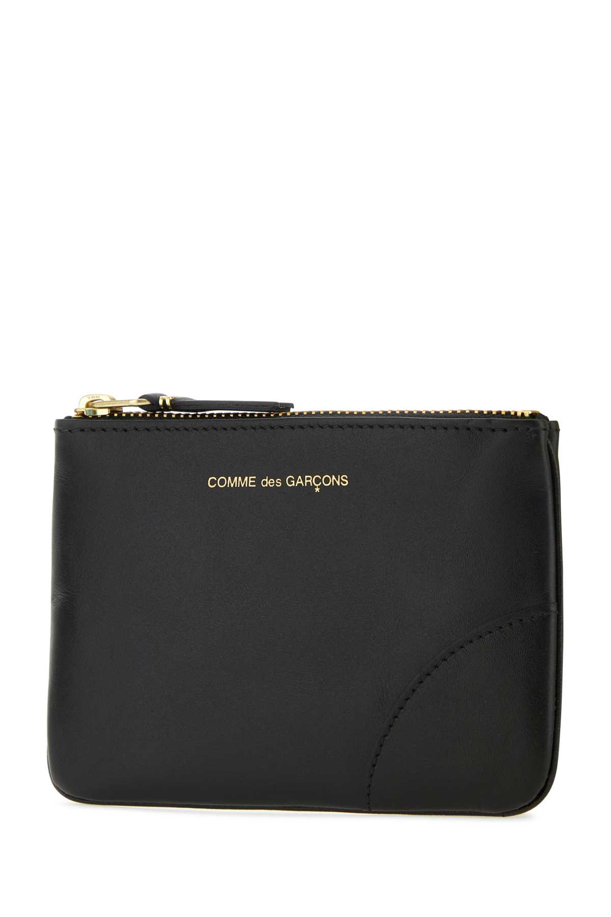 Shop Comme Des Garçons Black Leather Coin Case