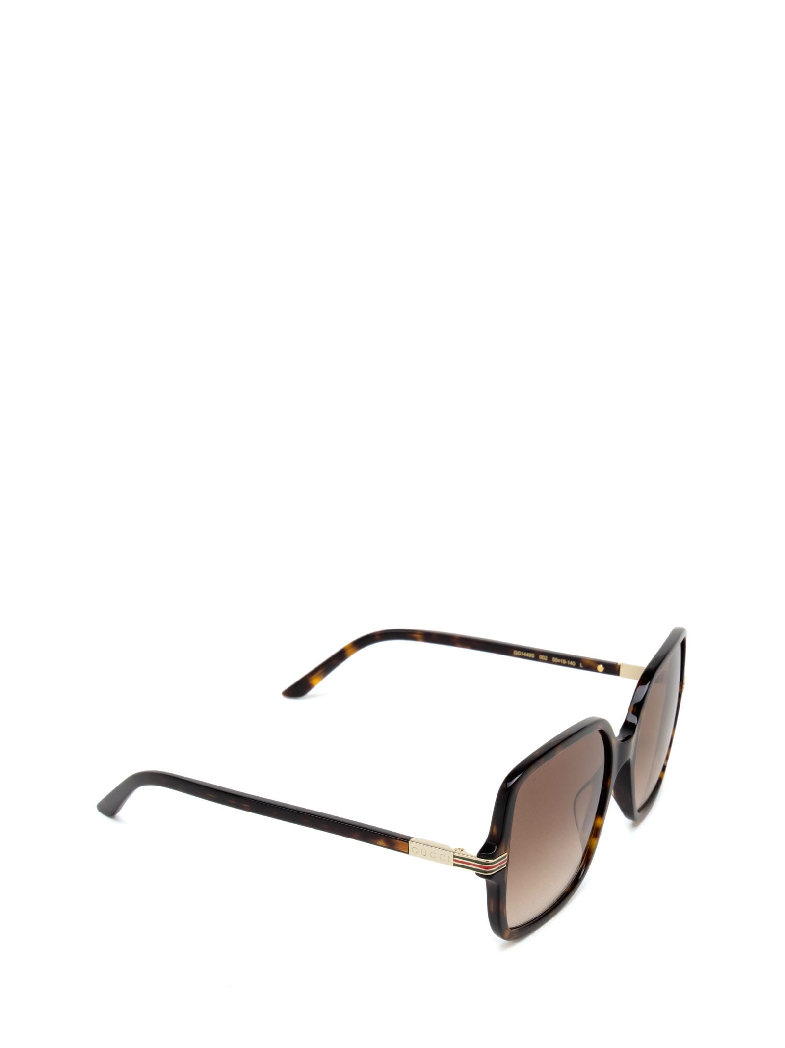 Shop Gucci Gg1449s Havana Sunglasses