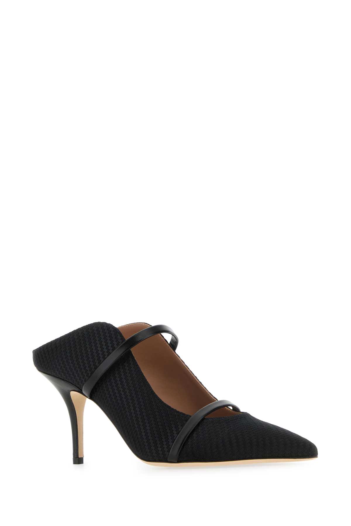 Shop Malone Souliers Black Fabric Maureen 70 Pumps In Blackblack