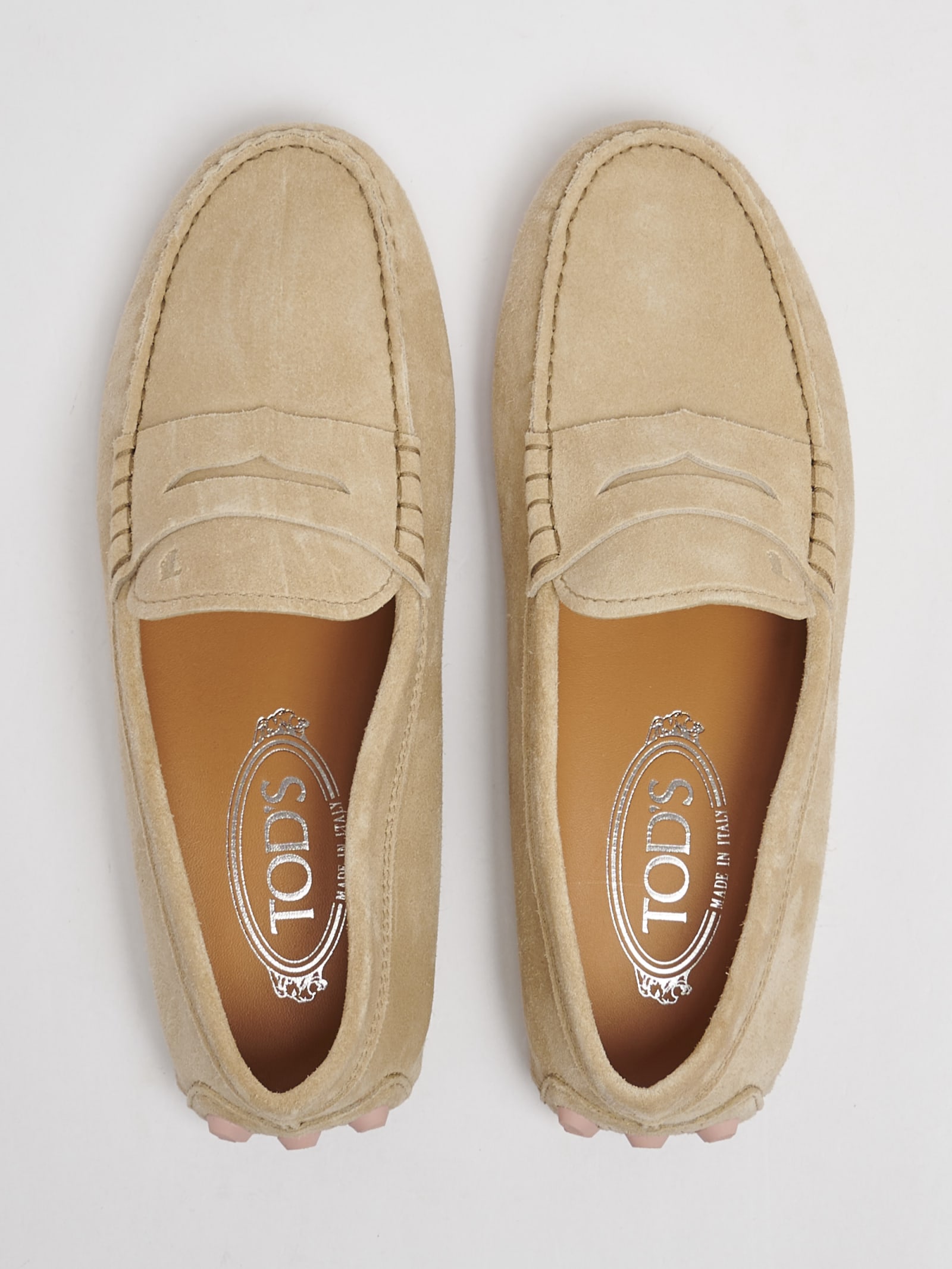 Tod's Gommino Bubble Loafer In Sabbia